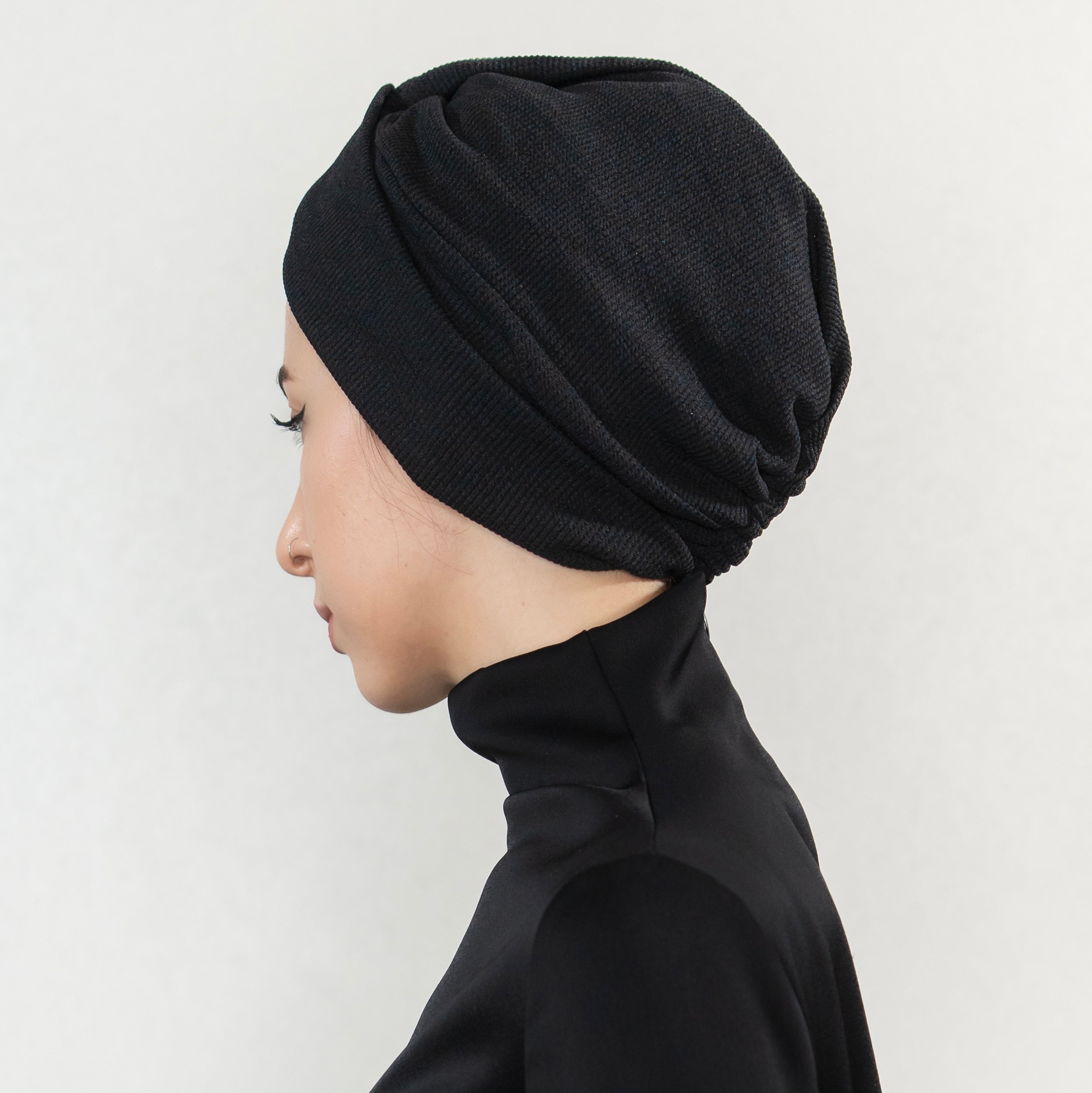 El Yapımı Günlük Bone - Çift Yönlü Kullanım - Esnek Örme Kumaş - Beyaz Renk - Comfy X - BitterColors