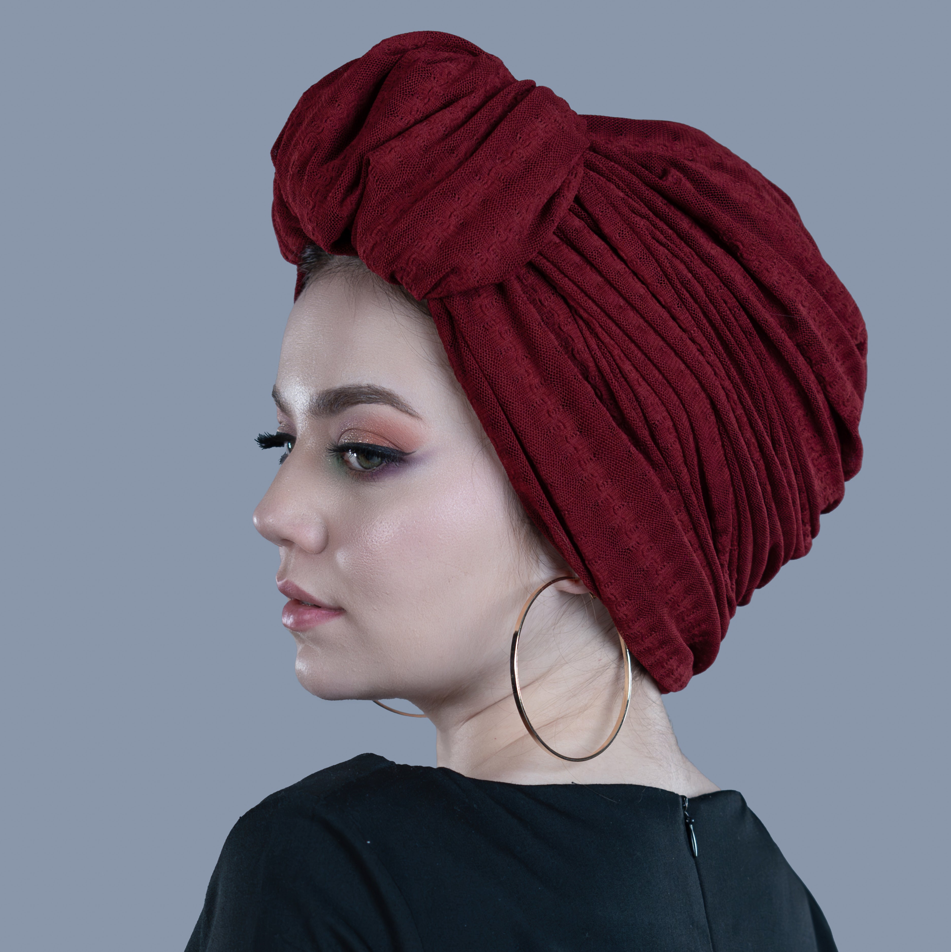 Beyrut Betulle Bone - Esnek Örme Kumaş - Siyah Renk - BitterColors