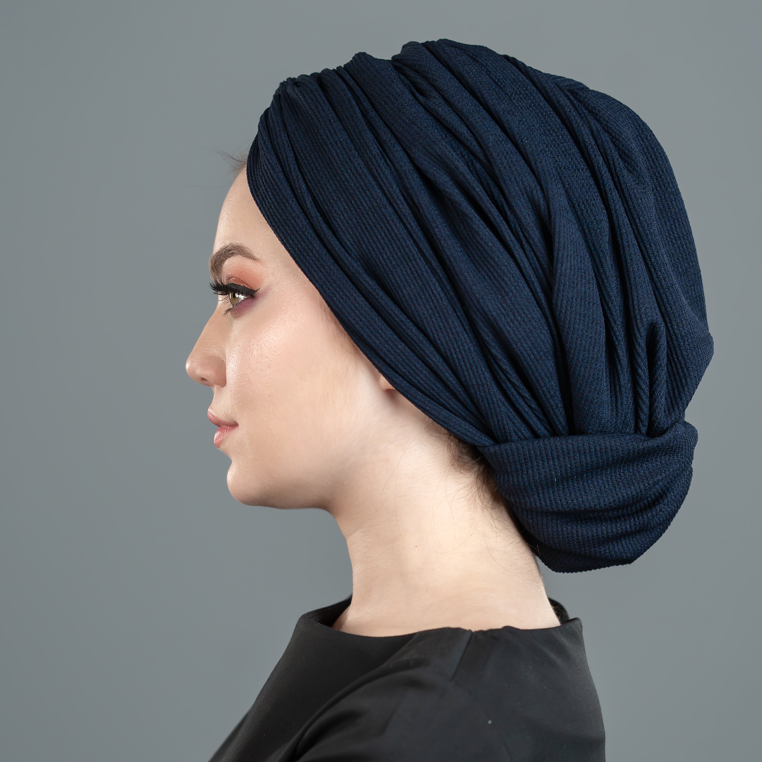 Beyrut Comfy Astarlı Hazır Bone - Esnek Örme Kumaş - Siyah Renk - BitterColors