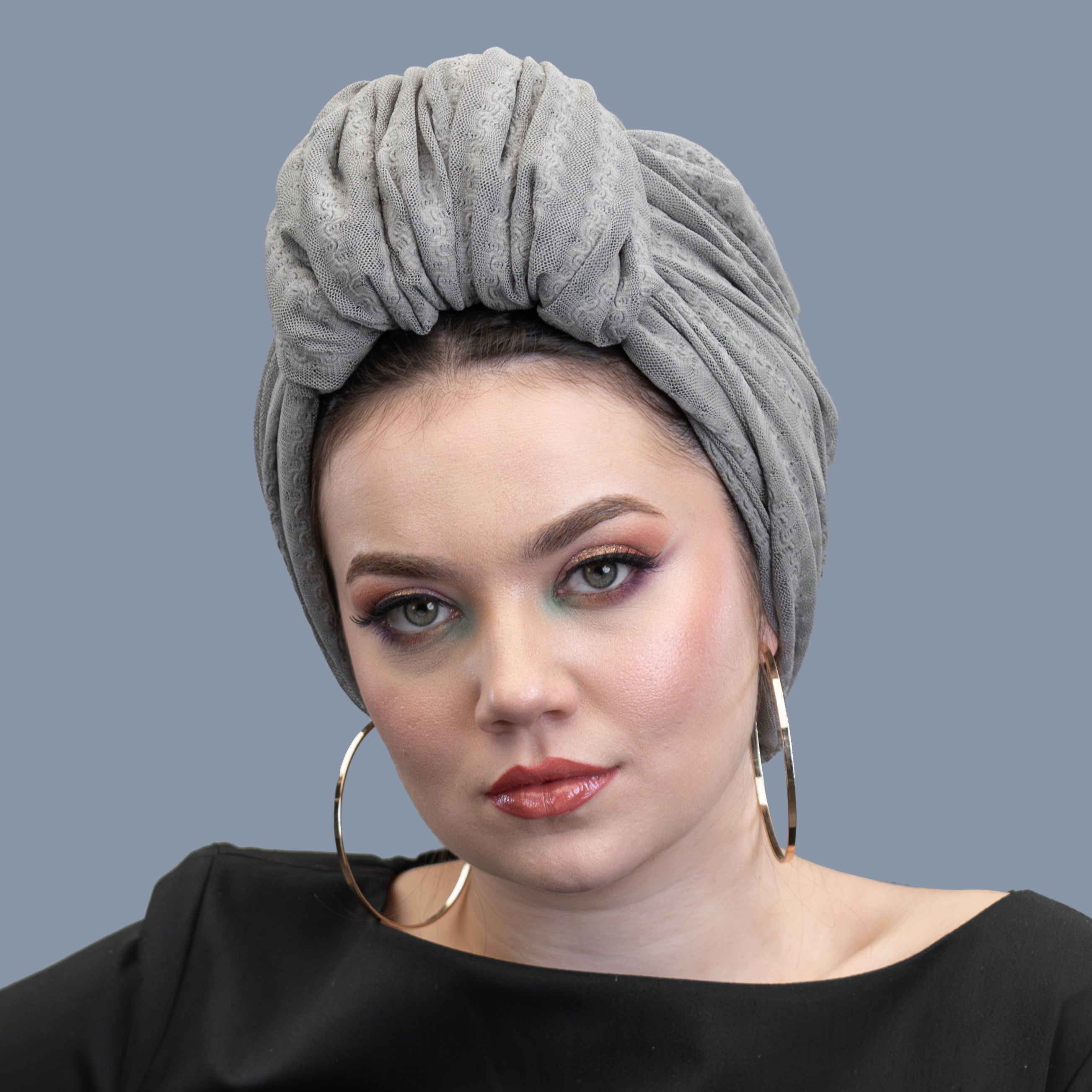 Beyrut Betulle Bone - Esnek Örme Kumaş - Siyah Renk - BitterColors