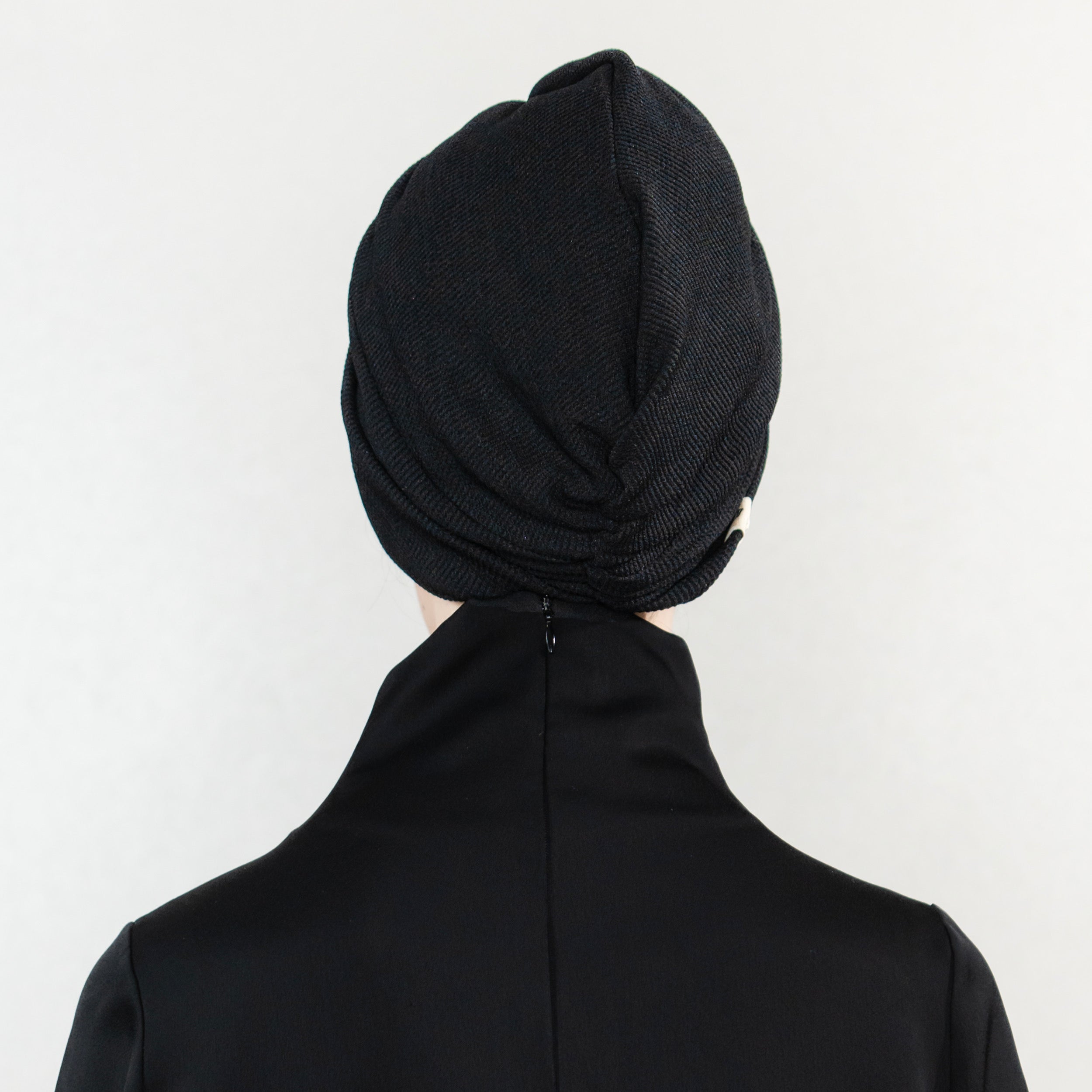 El Yapımı Günlük Bone - Çift Yönlü Kullanım - Esnek Örme Kumaş - Beyaz Renk - Comfy X - BitterColors