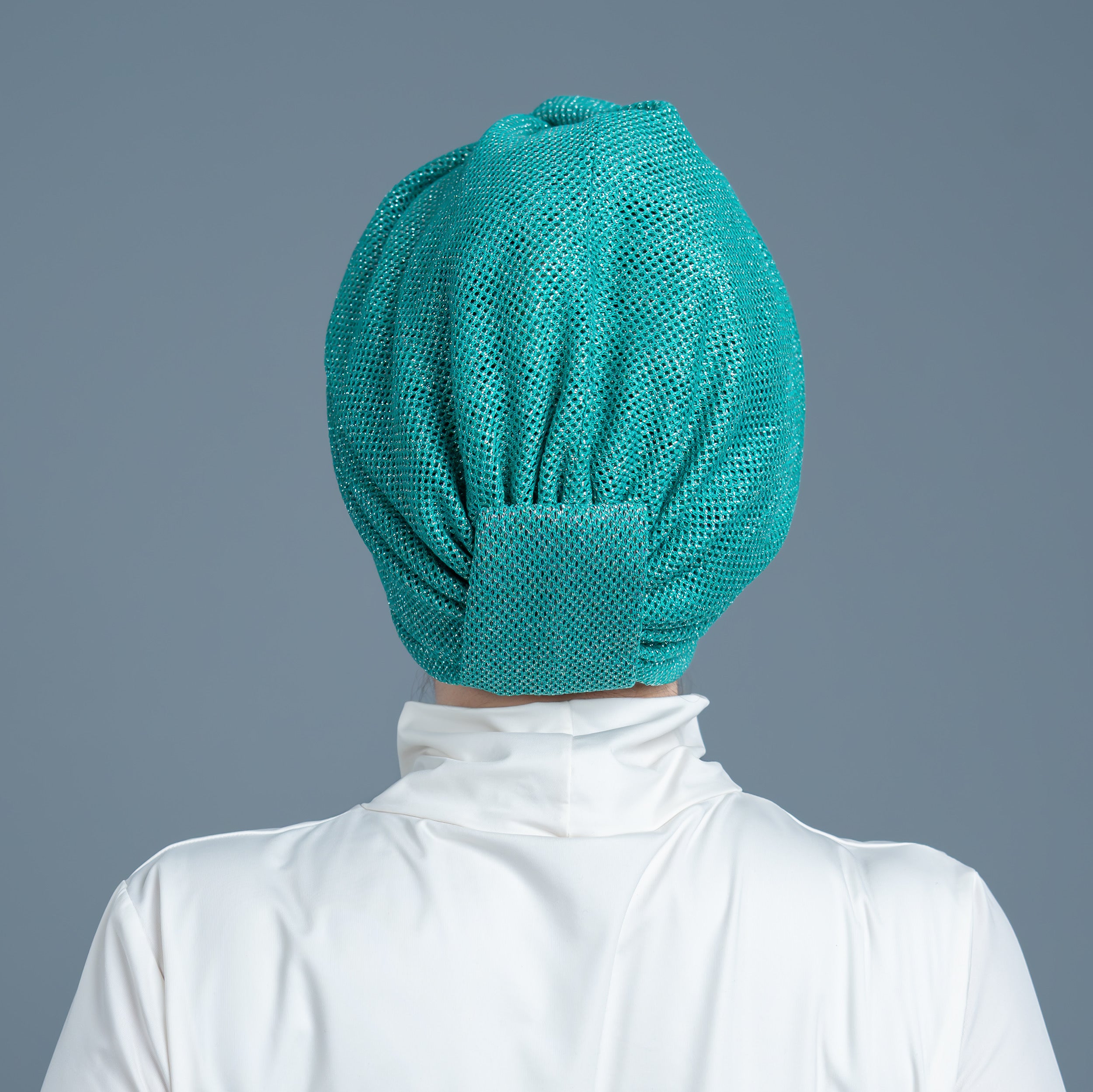 Honeycomb Burgulu Bone - Simli Örme Kumaş - Siyah Renk - BitterColors