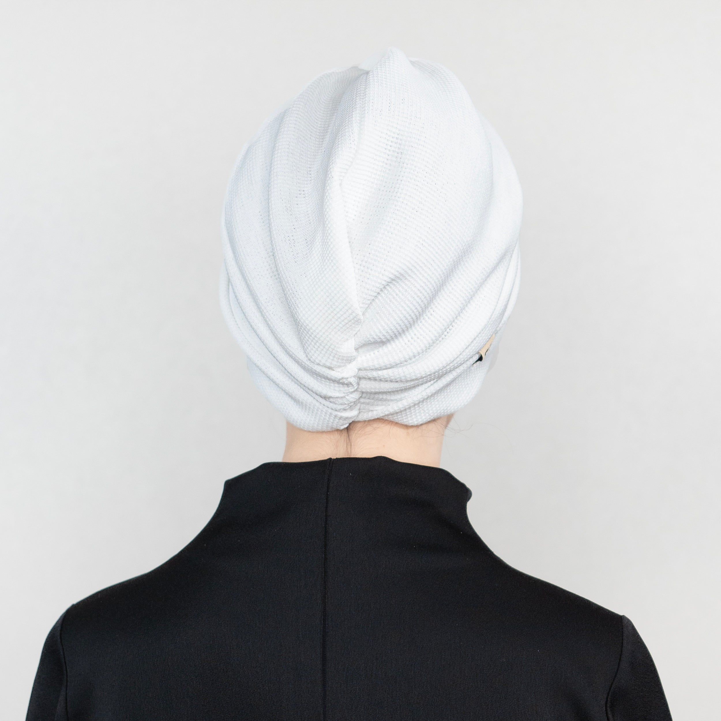 El Yapımı Günlük Bone - Çift Yönlü Kullanım - Esnek Örme Kumaş - Beyaz Renk - Comfy X - BitterColors