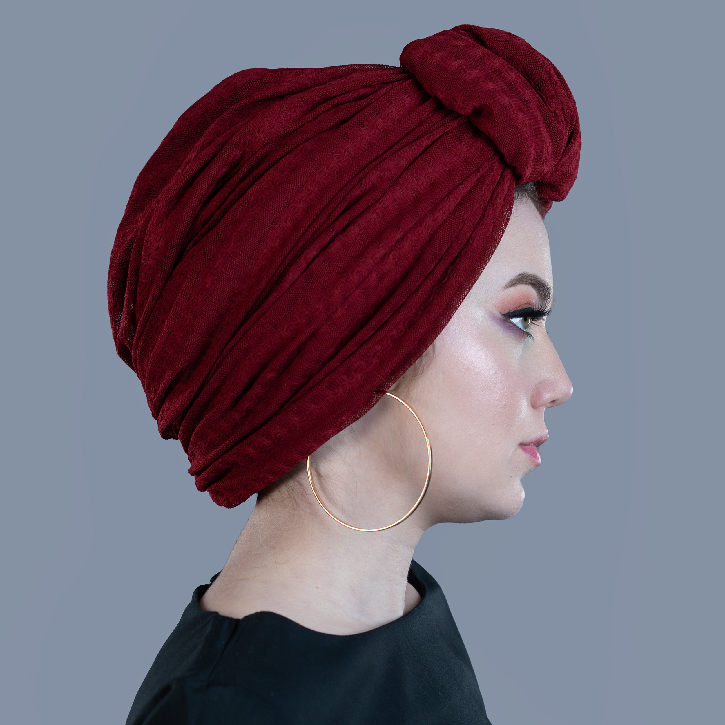 Beyrut Betulle Bone - Esnek Örme Kumaş - Siyah Renk - BitterColors
