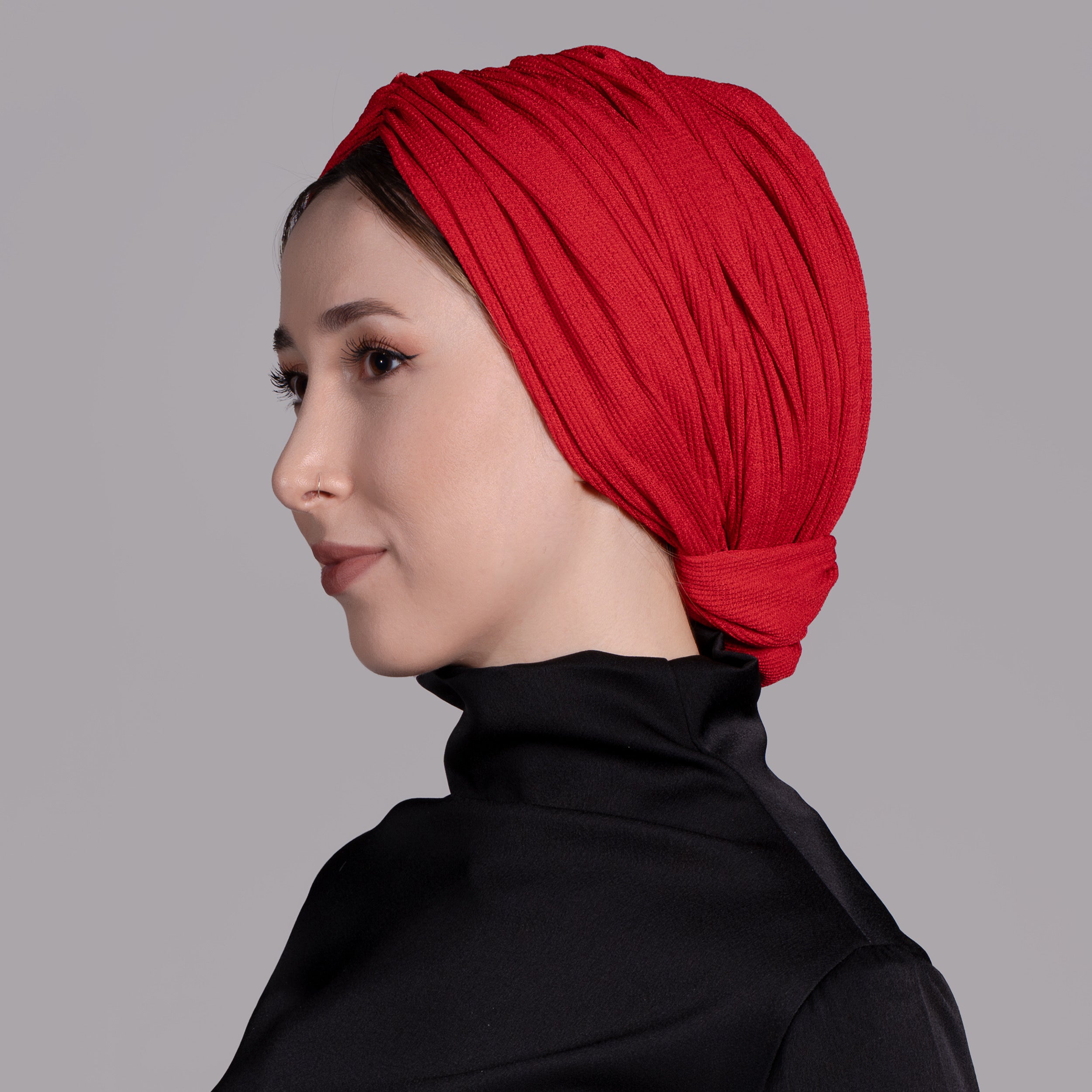Beyrut Comfy Astarlı Hazır Bone - Esnek Örme Kumaş - Siyah Renk - BitterColors