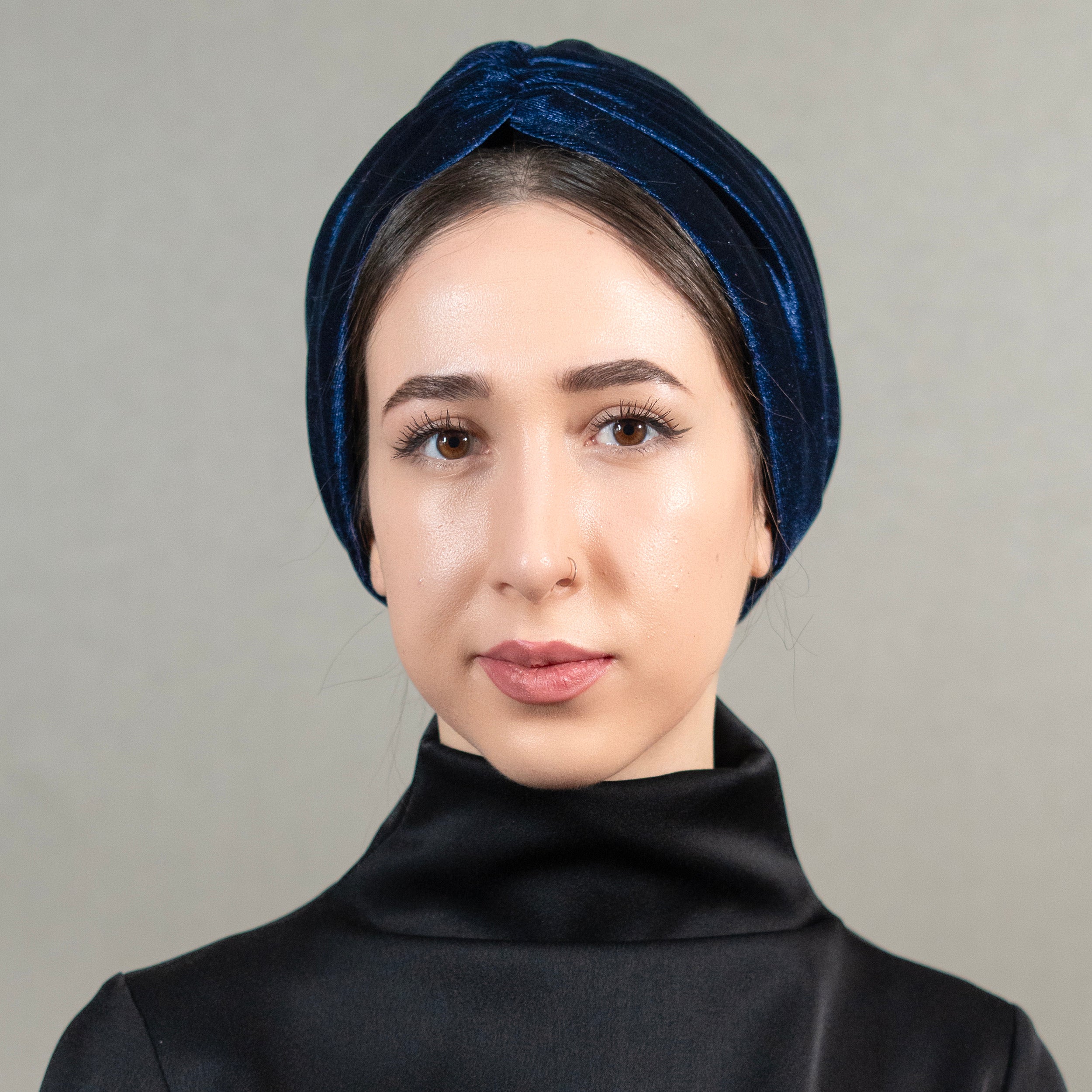 Bitter Kadife Büzgülü Bone - Esnek Kadife Kumaş - Çift Taraflı - BitterColors
