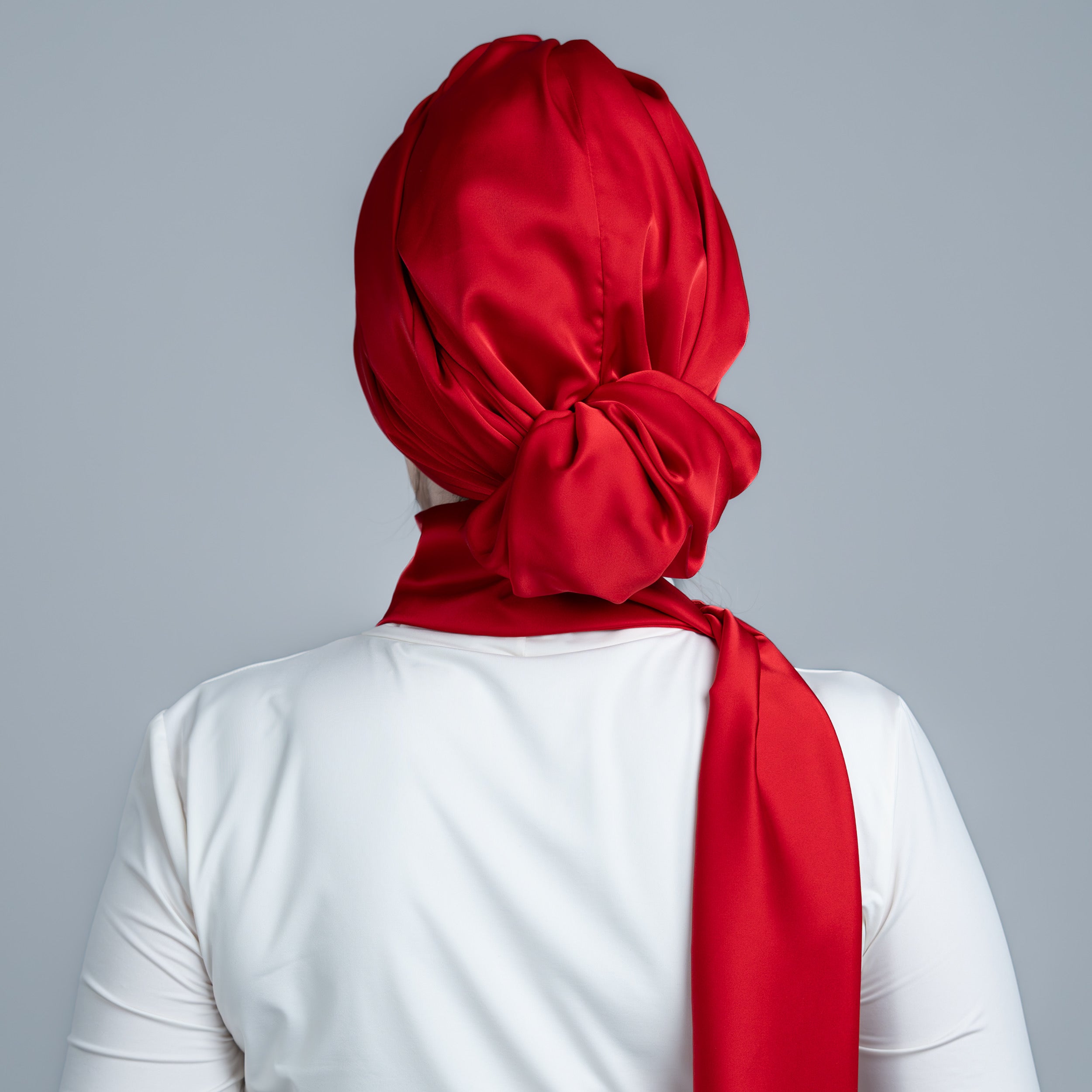 İpek Saten Fular - Boyun Atkısı - Şal - Bitter Colors