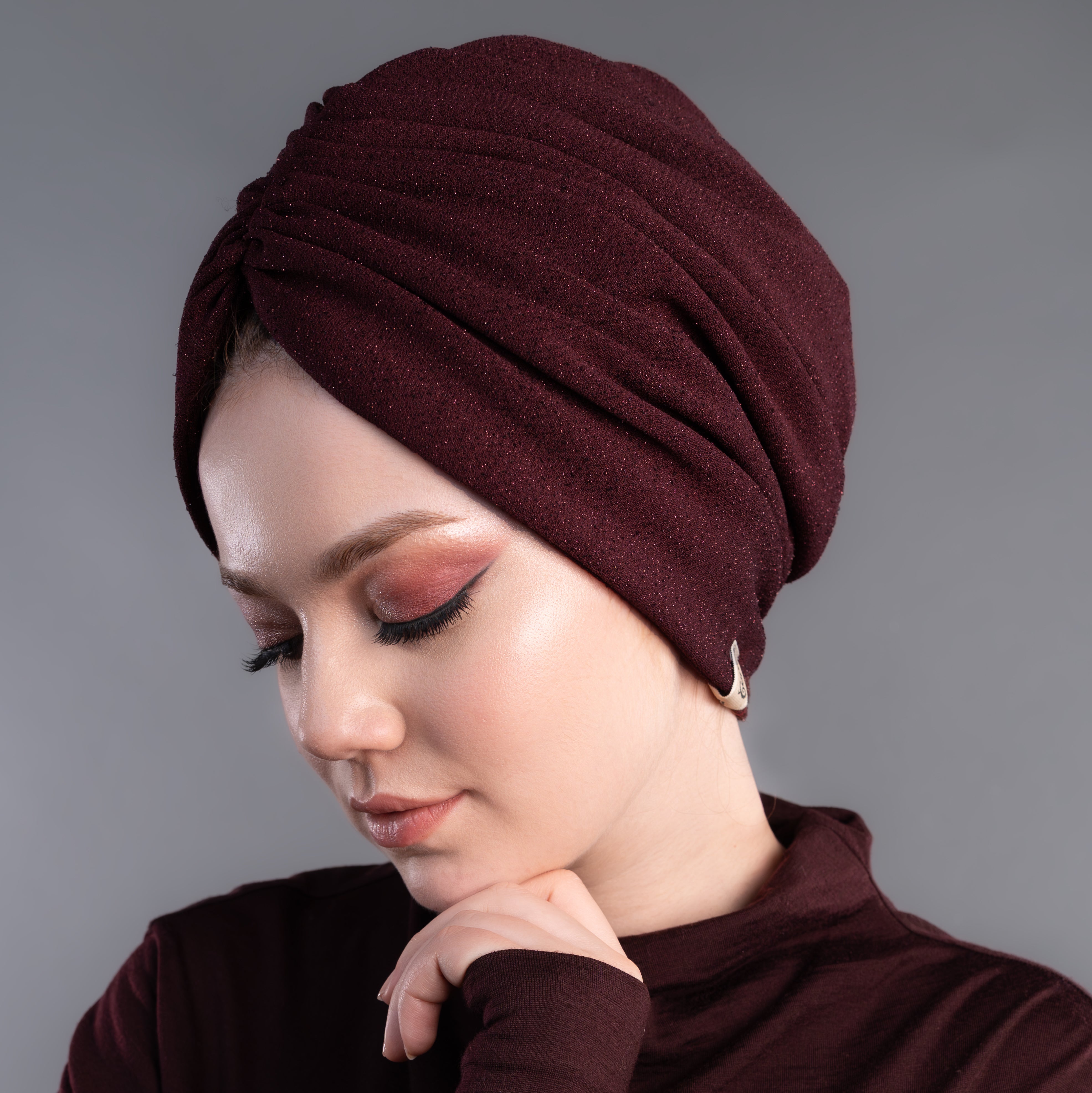 Bitter Simli Bordo Bone - Esnek Kumaş - Bordo Renkli - Bitter Colors