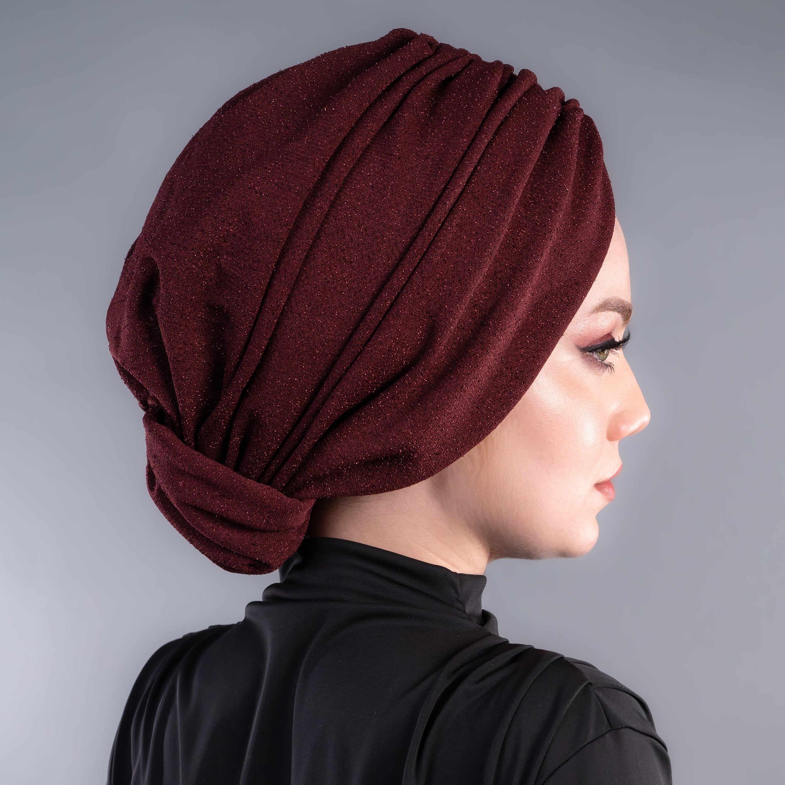 Beyrut Simli Bordo Bone - Esnek Kumaş - Bordo Renkli - Bitter Colors