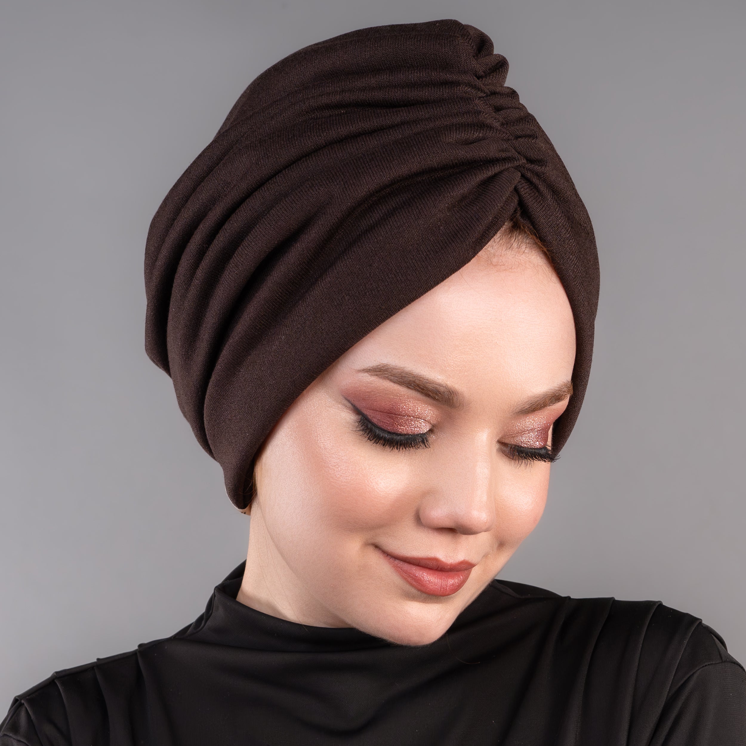 Bitter Üst Katmanı Tüllü Bone - Kahverengi - Esnek Kumaşlı - Bitter Colors