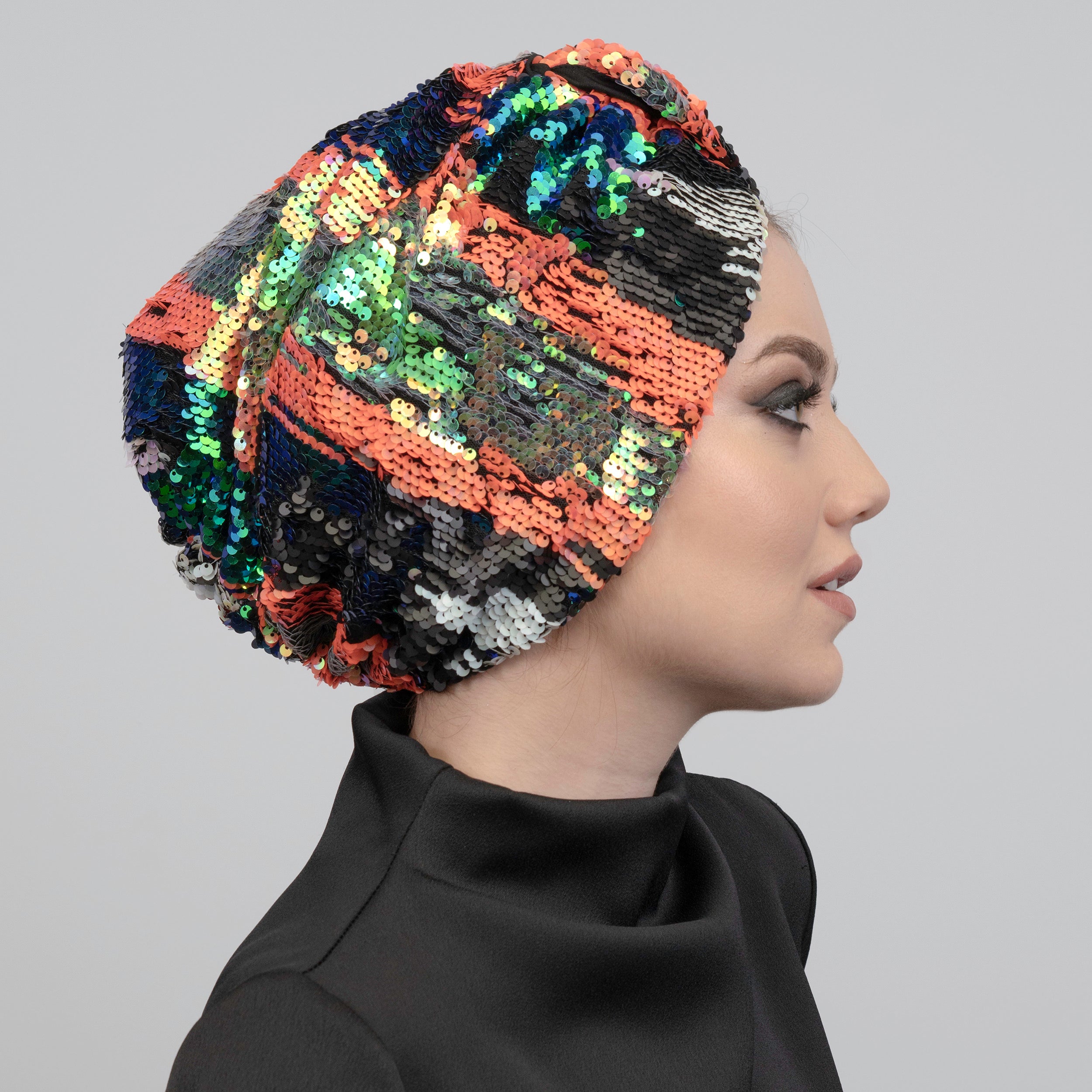 Roma Pul Payet Bone - Esnek Kumaş - Astarlı - Çok Renkli - Bitter Colors