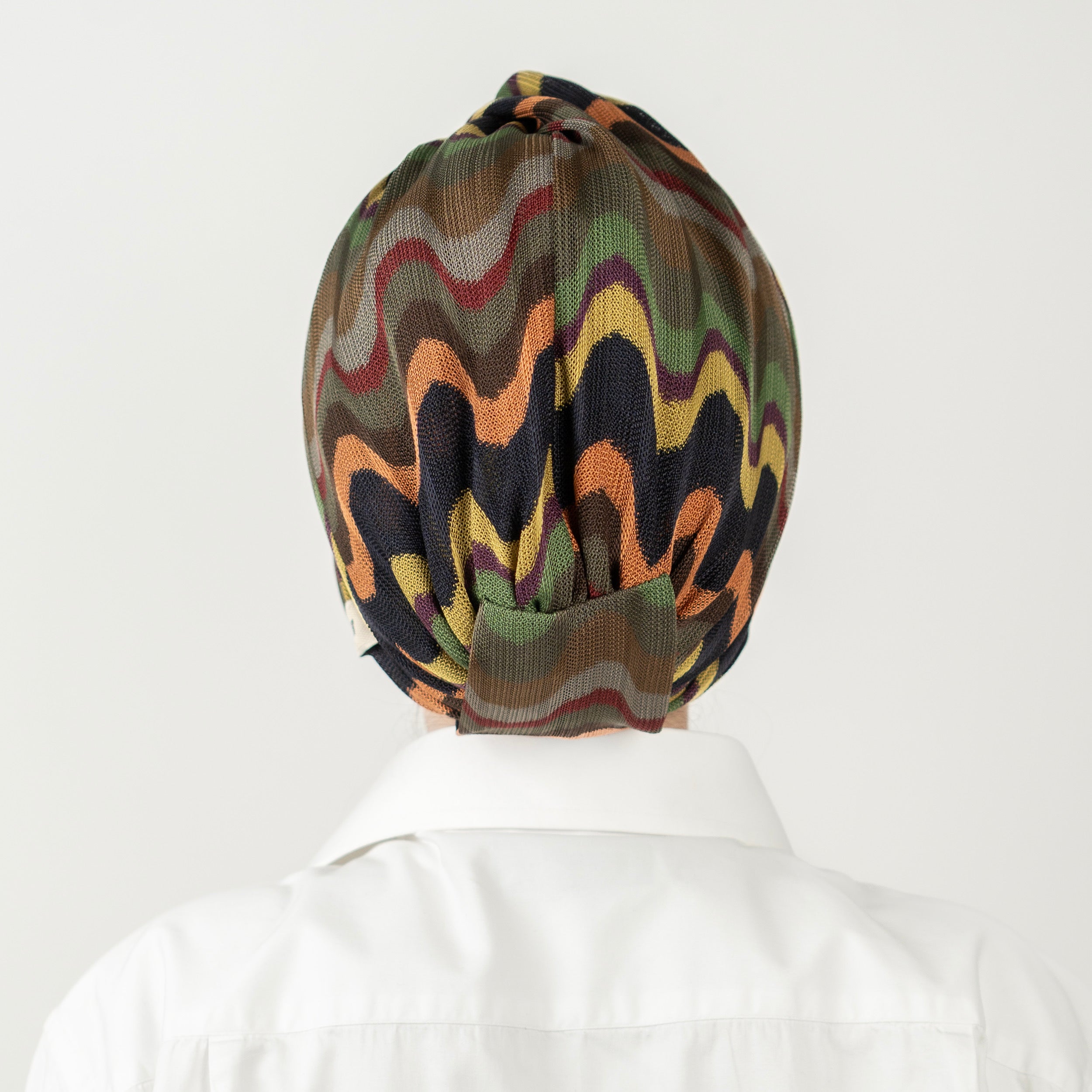 Burgulu Lemongrass Green Bone - Esnek Örme Kumaş - Çok Renkli - BitterColors