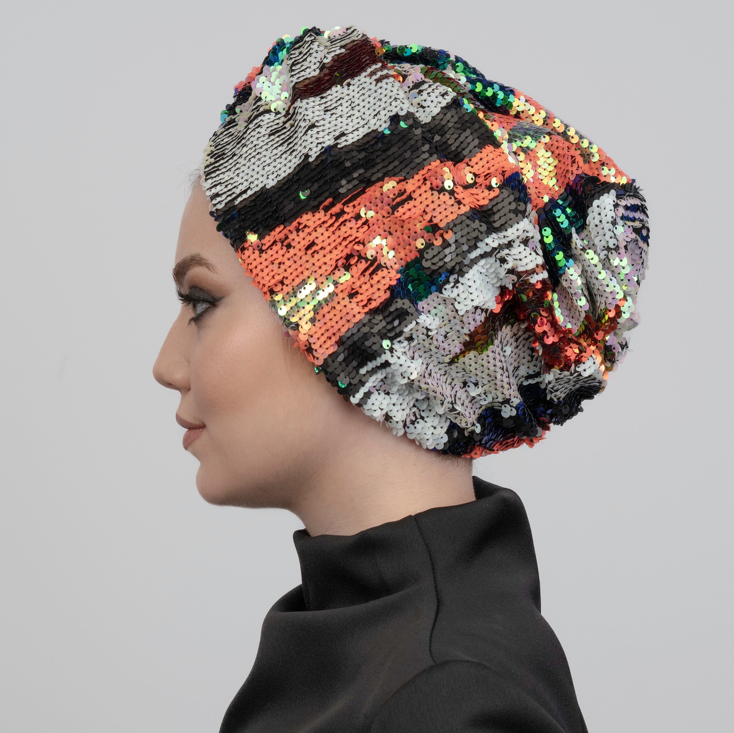 Roma Pul Payet Bone - Esnek Kumaş - Astarlı - Çok Renkli - Bitter Colors