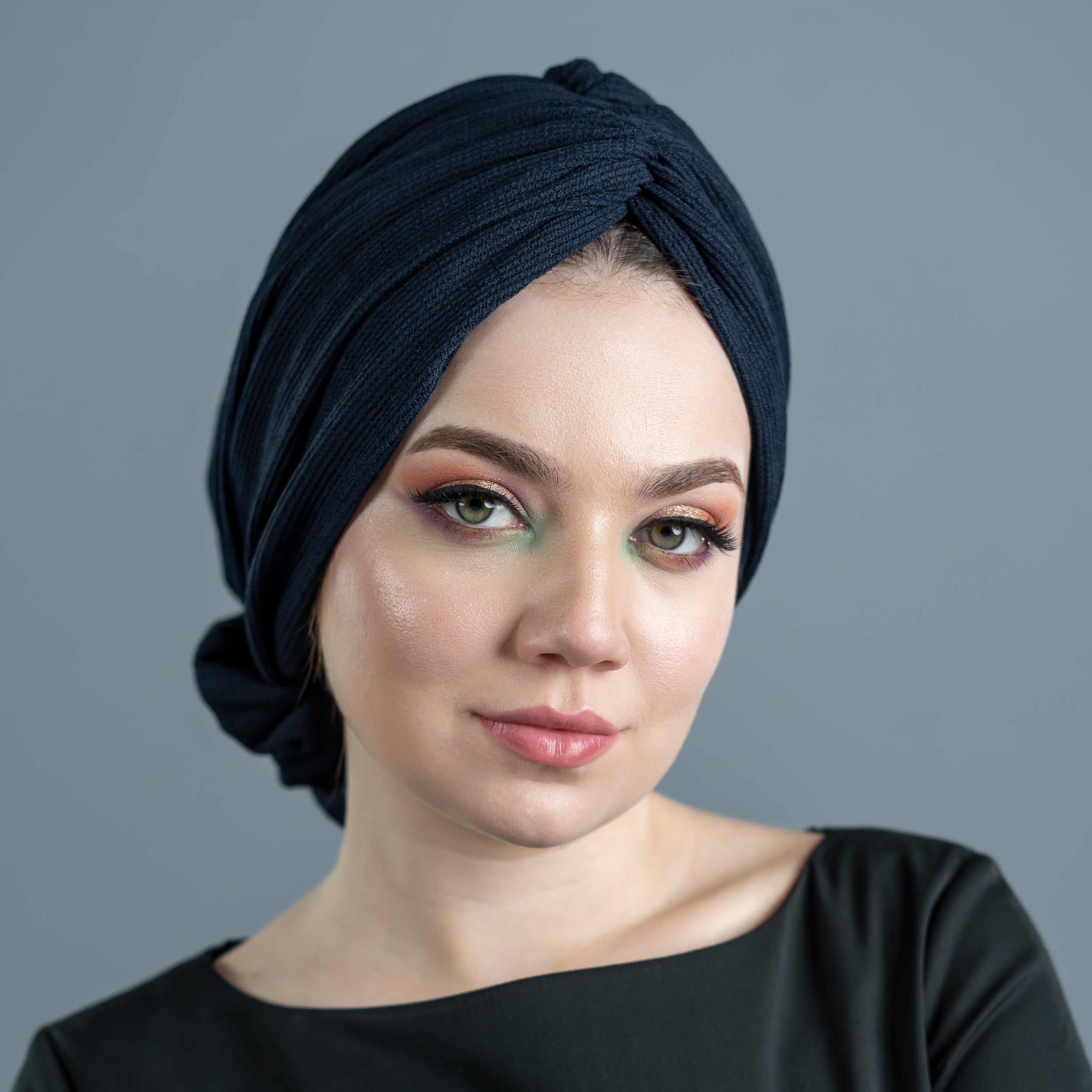 Beyrut Comfy Astarlı Hazır Bone - Esnek Örme Kumaş - Siyah Renk - BitterColors