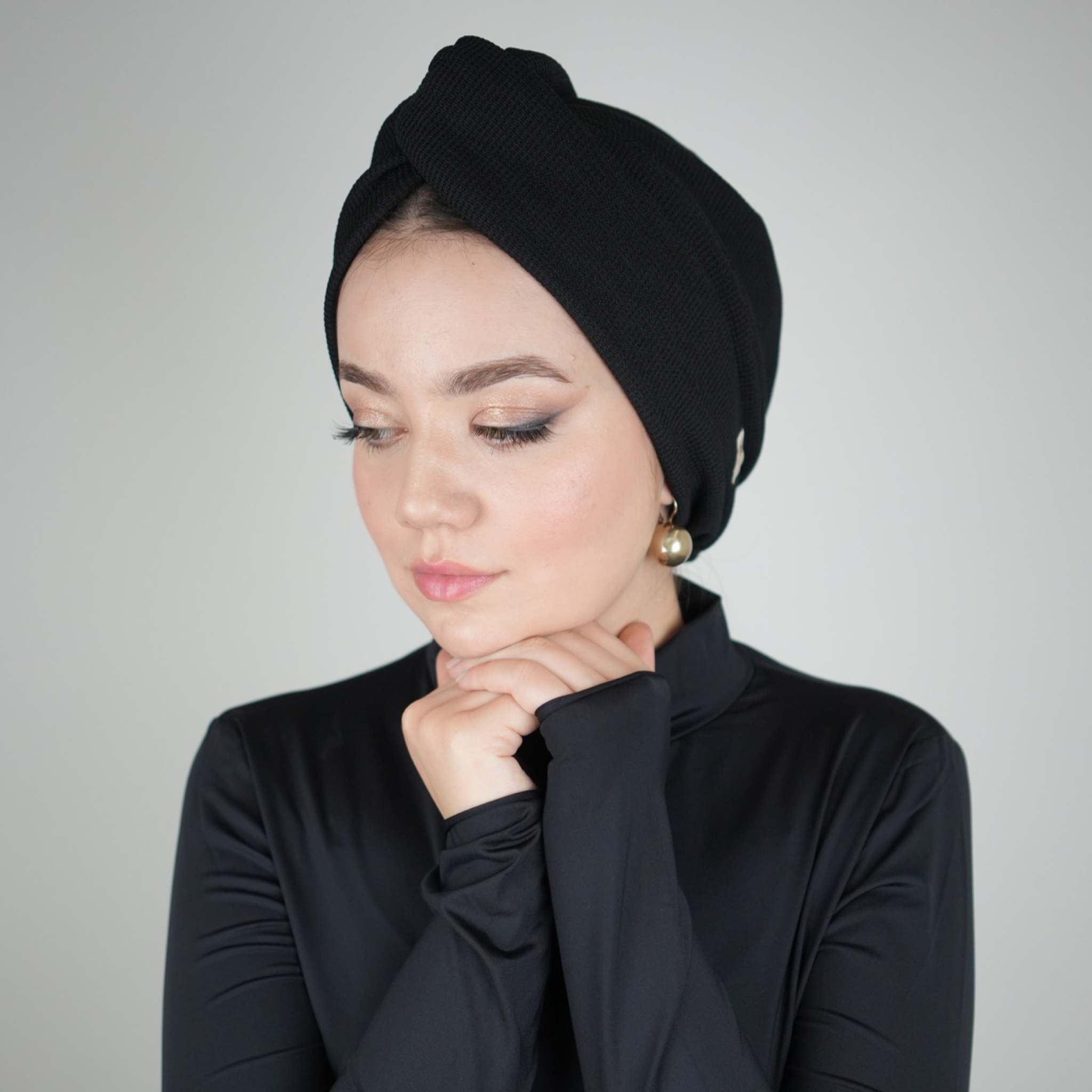 El Yapımı Günlük Bone - Çift Yönlü Kullanım - Esnek Örme Kumaş - Beyaz Renk - Comfy X - BitterColors