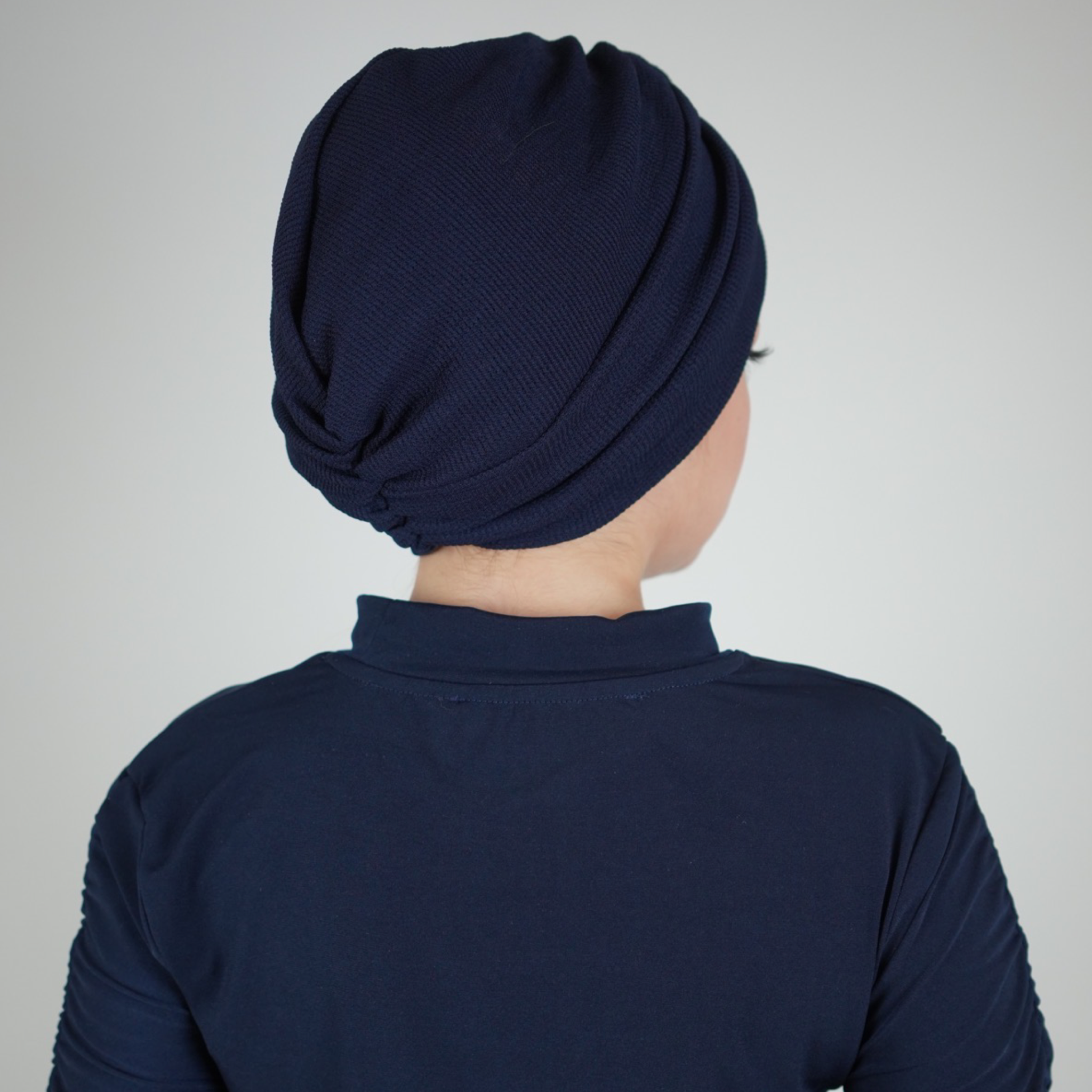 El Yapımı Günlük Bone - Çift Yönlü Kullanım - Esnek Örme Kumaş - Beyaz Renk - Comfy X - BitterColors