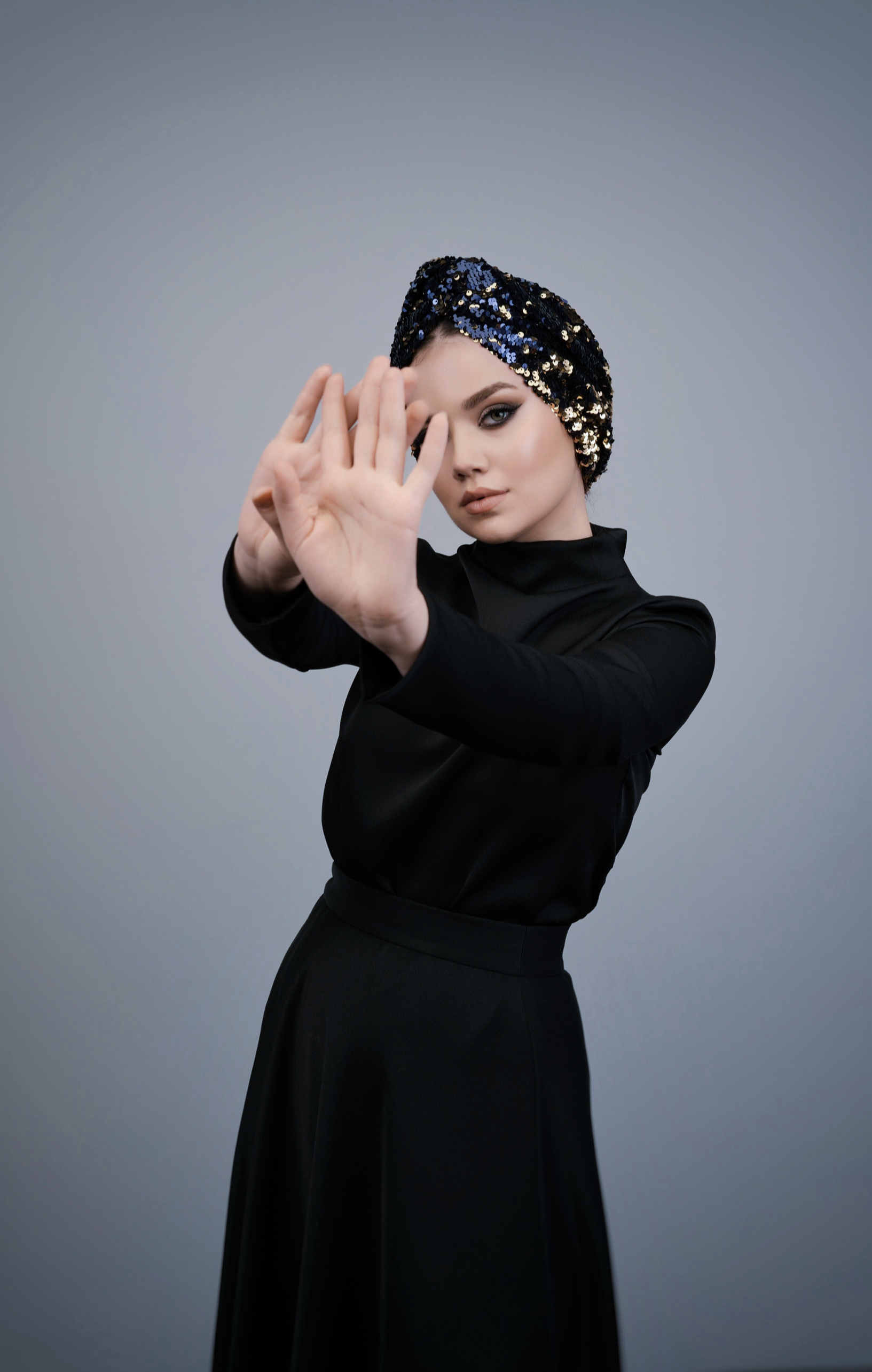 Roma Pul Payet Bone - Esnek Kumaş - Astarlı - Çok Renkli - Bitter Colors