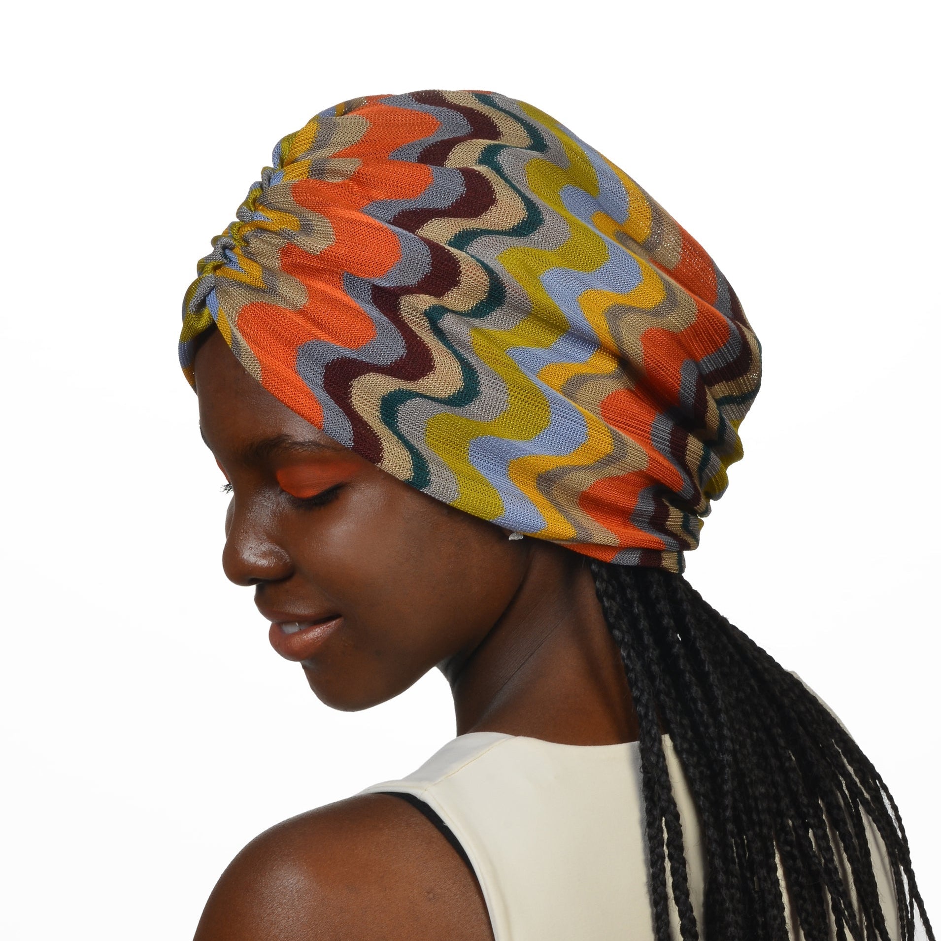 Buzgülü Örme Bone - Esnek Triko Kumaş - Çok Renkli - BitterColors