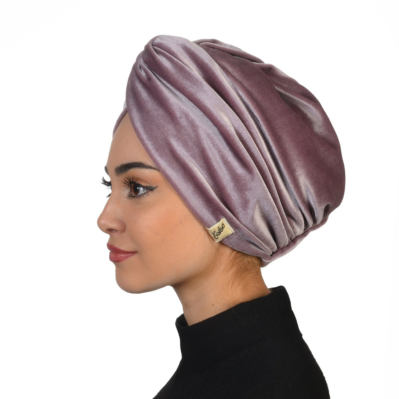 Burgulu Kadife Kumaş Bone - Çift Taraflı - Pembe Renk - BitterColors