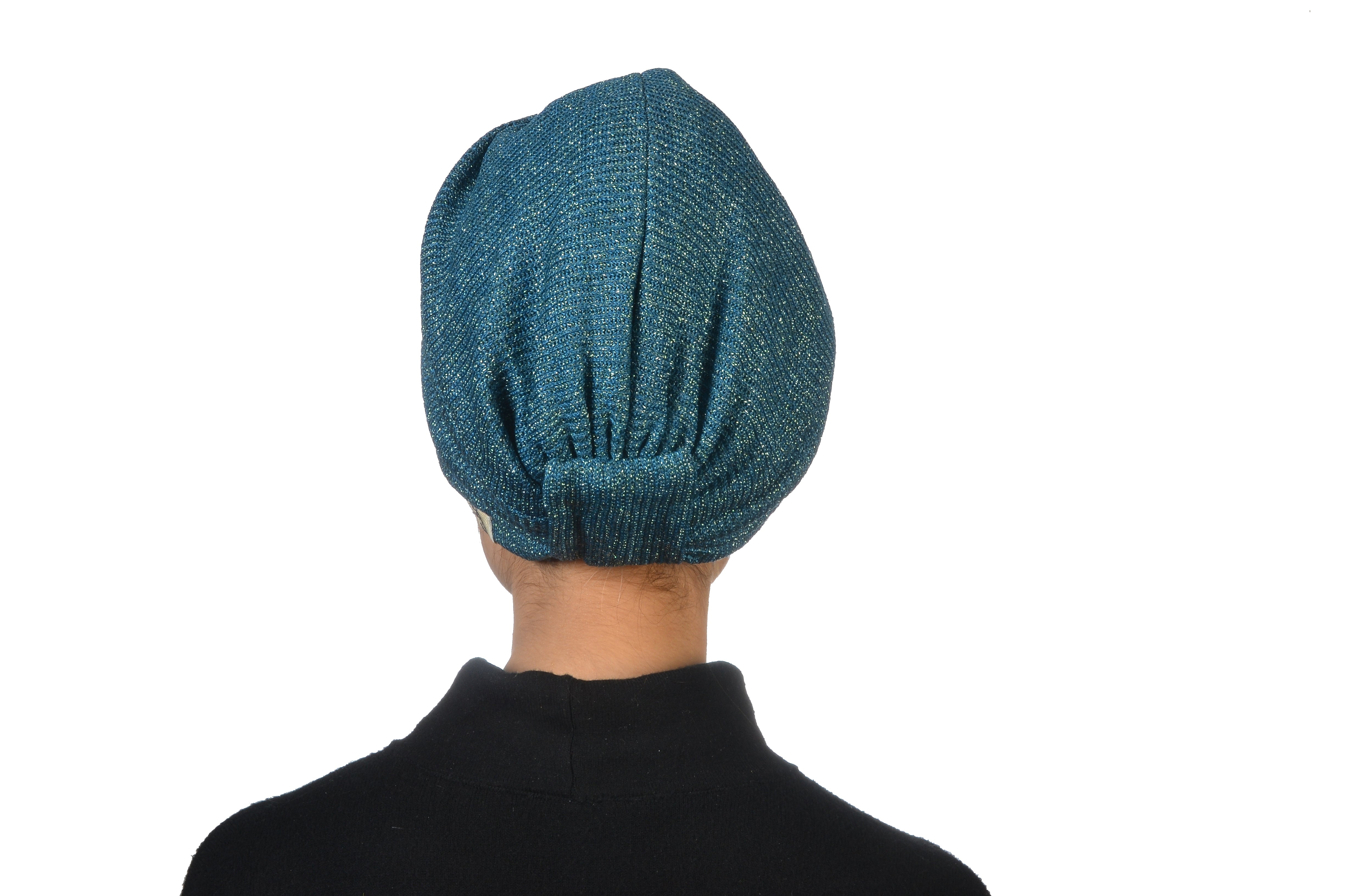 Burgulu Örme Bone - Esnek Triko Kumaş - Yeşil Renk - BitterColors