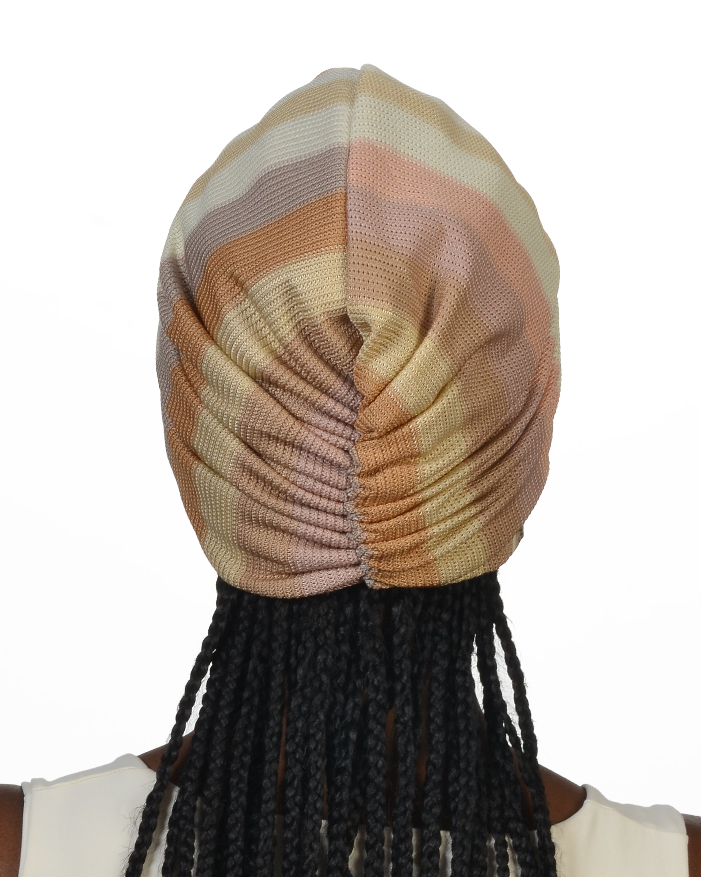 Sofia Büzgülü Bone - Esnek Triko Kumaş - Pastel Rengi - BitterColors