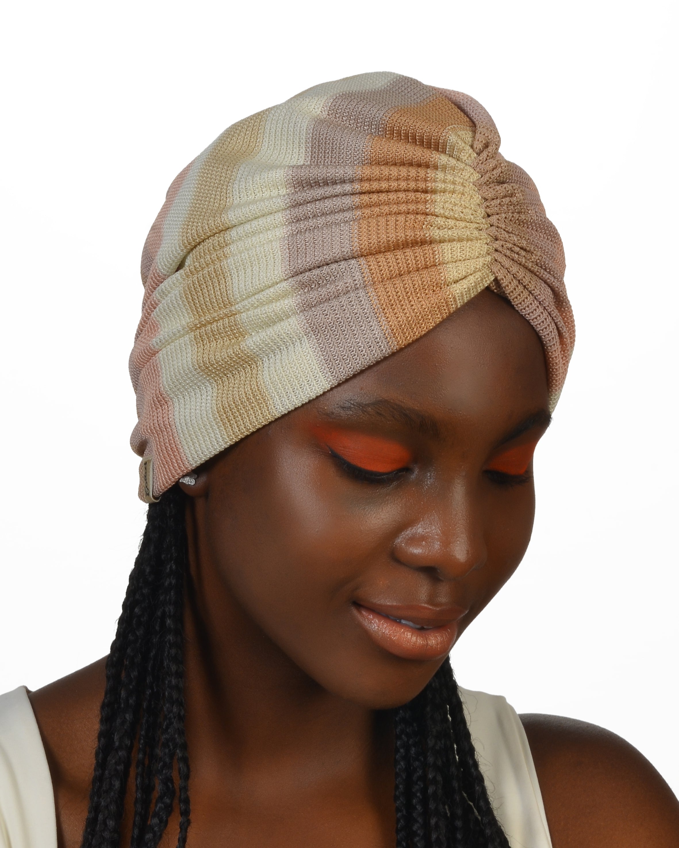 Sofia Büzgülü Bone - Esnek Triko Kumaş - Pastel Rengi - BitterColors