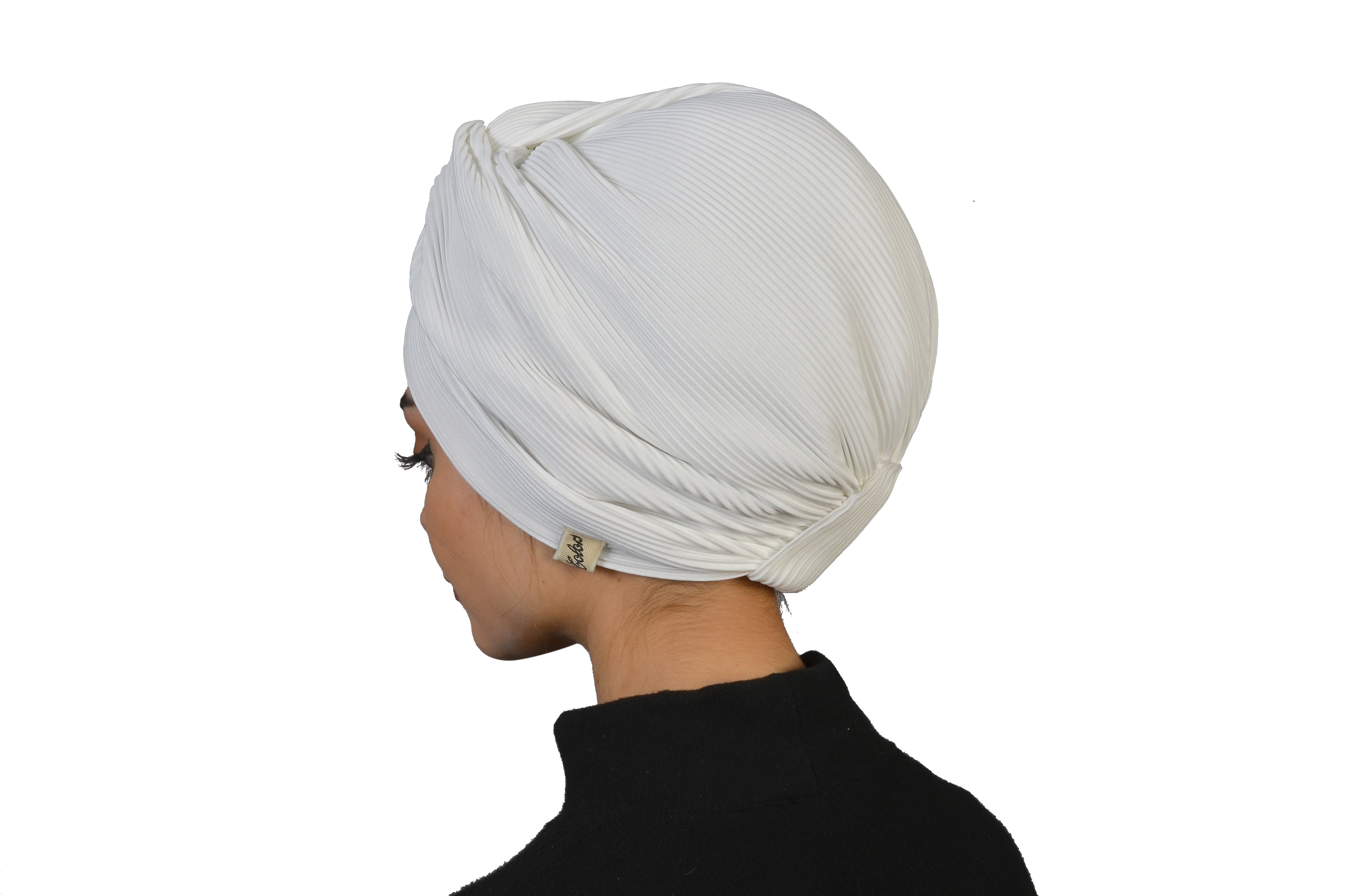 İncİ Beyazı Bone - Beyaz Renk - Burgulu - BitterColors