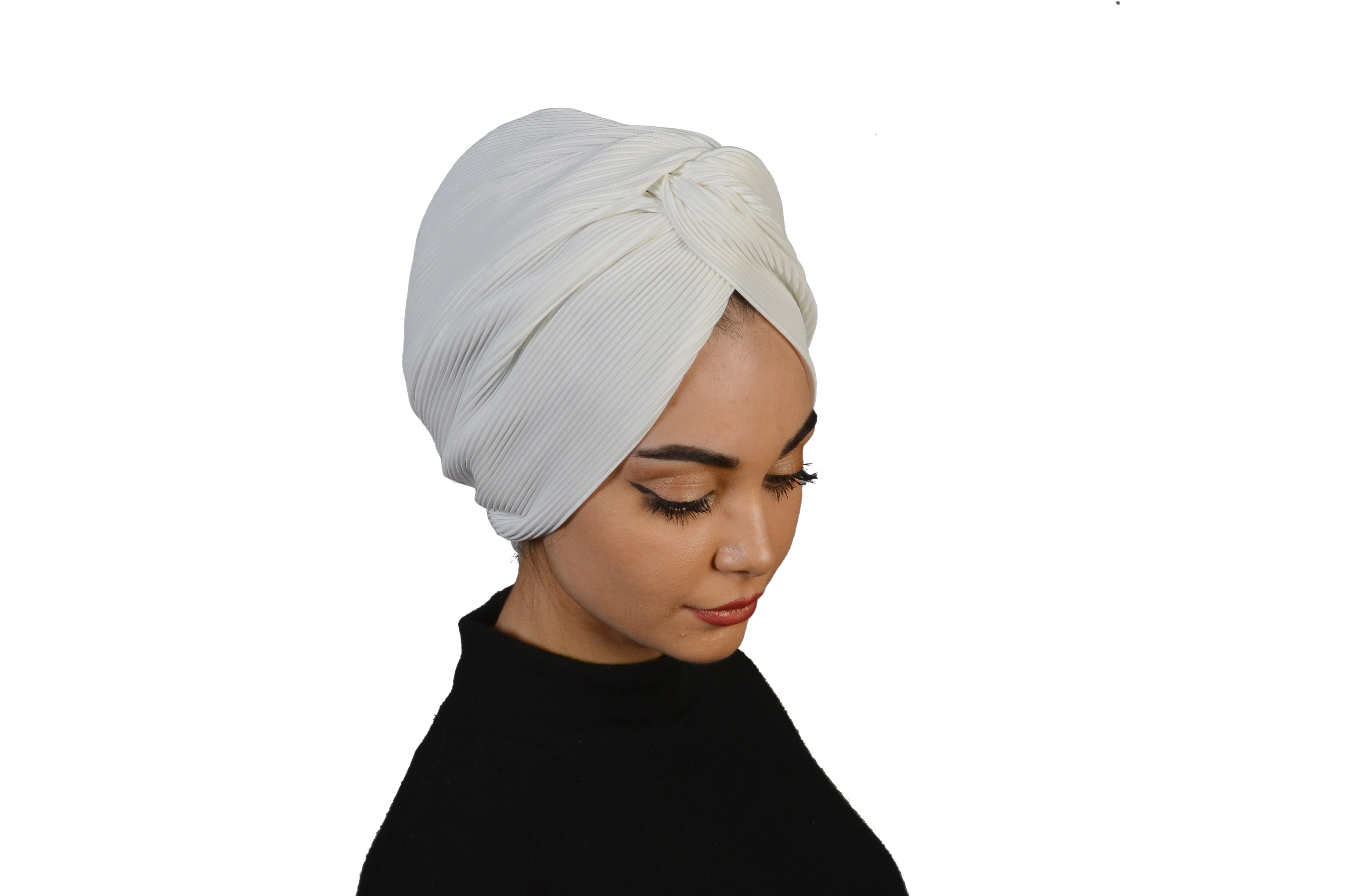 İncİ Beyazı Bone - Beyaz Renk - Burgulu - BitterColors