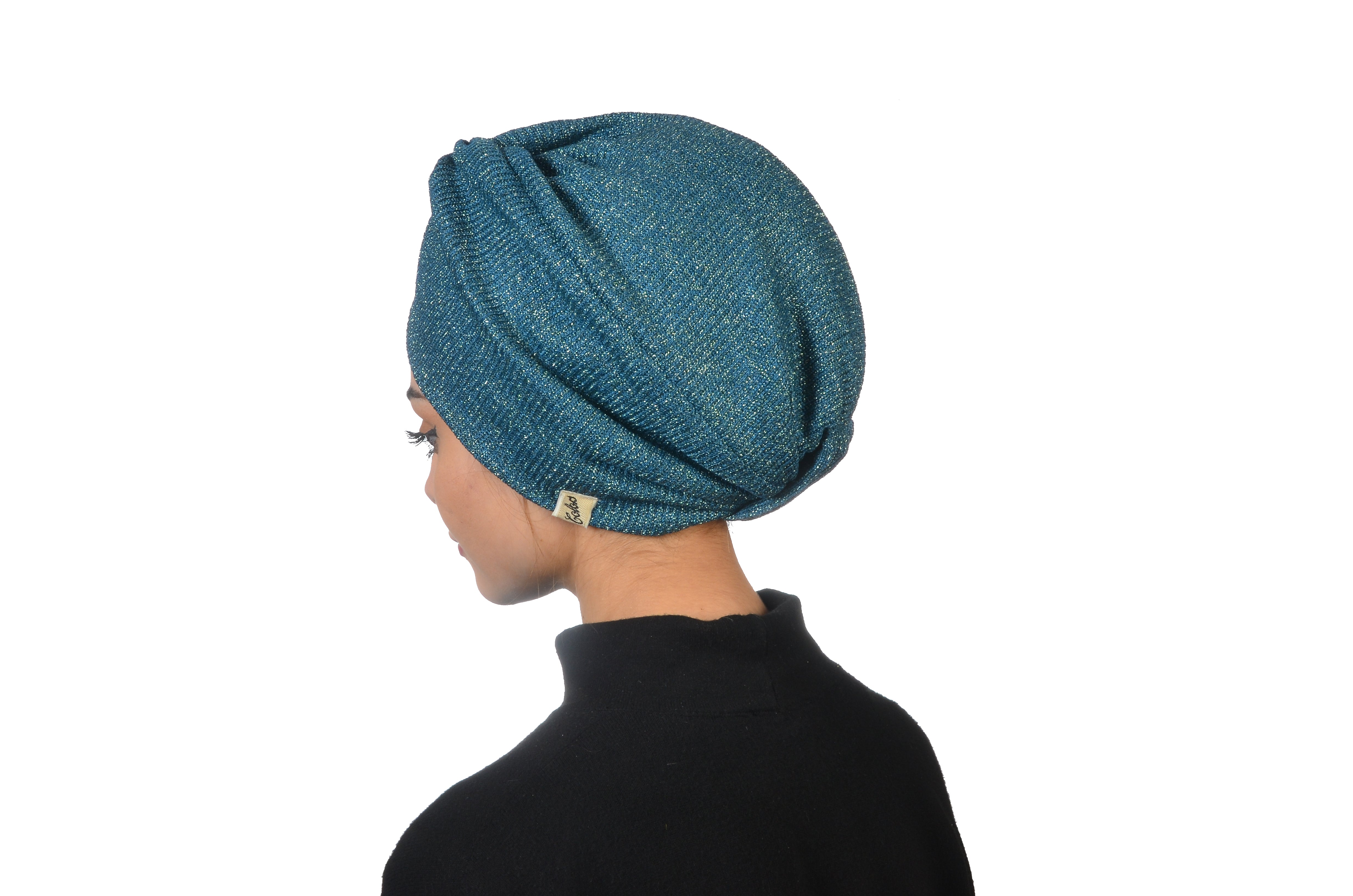 Burgulu Örme Bone - Esnek Triko Kumaş - Yeşil Renk - BitterColors