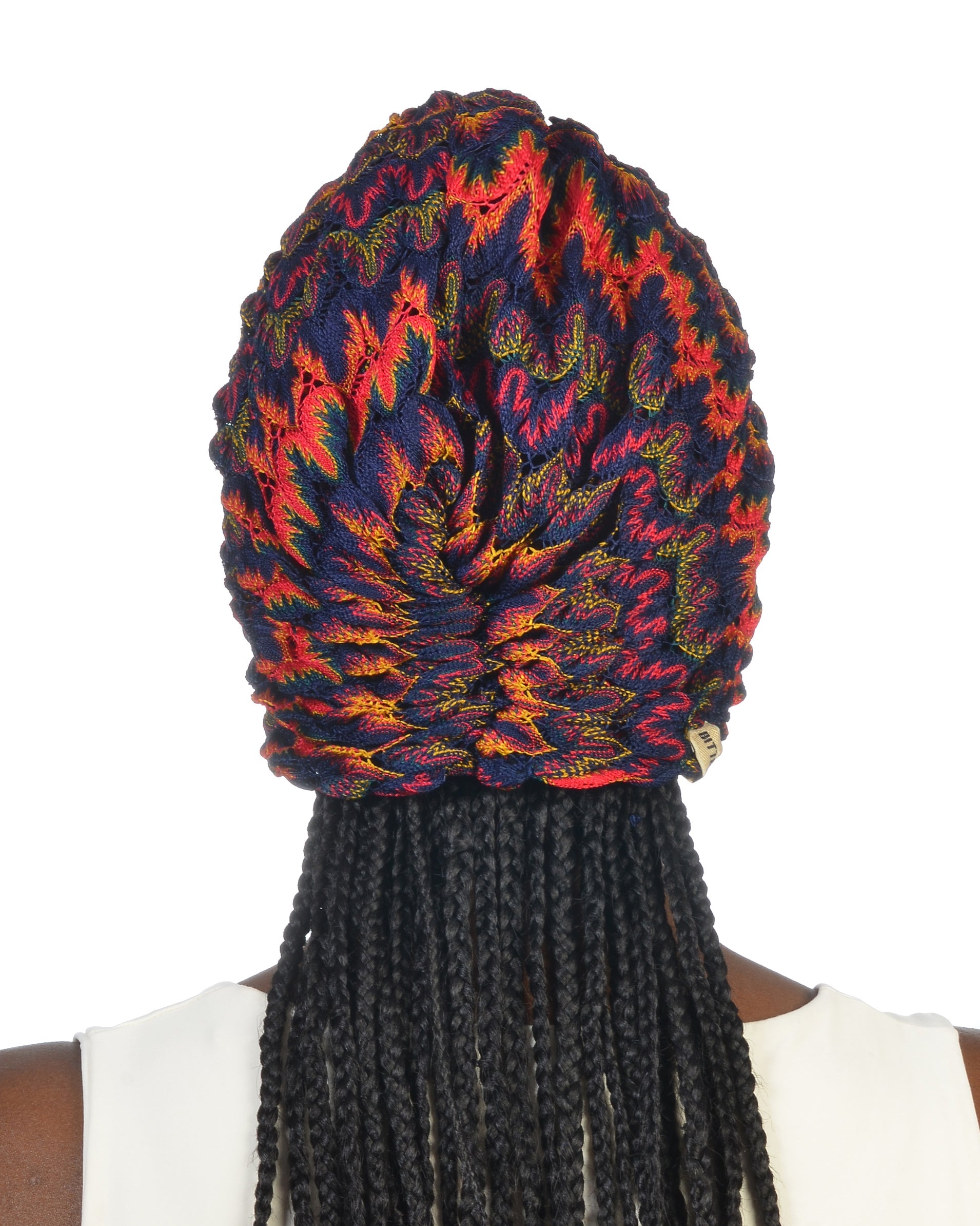 Bitter Curly Büzgülü Bone - Esnek Triko Kumaş - Çok Renkli - BitterColors