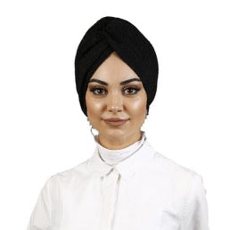 Burgulu Dama Desenli Bone - Kalın Kumaş - Siyah Renk - Çift Taraflı - BitterColors