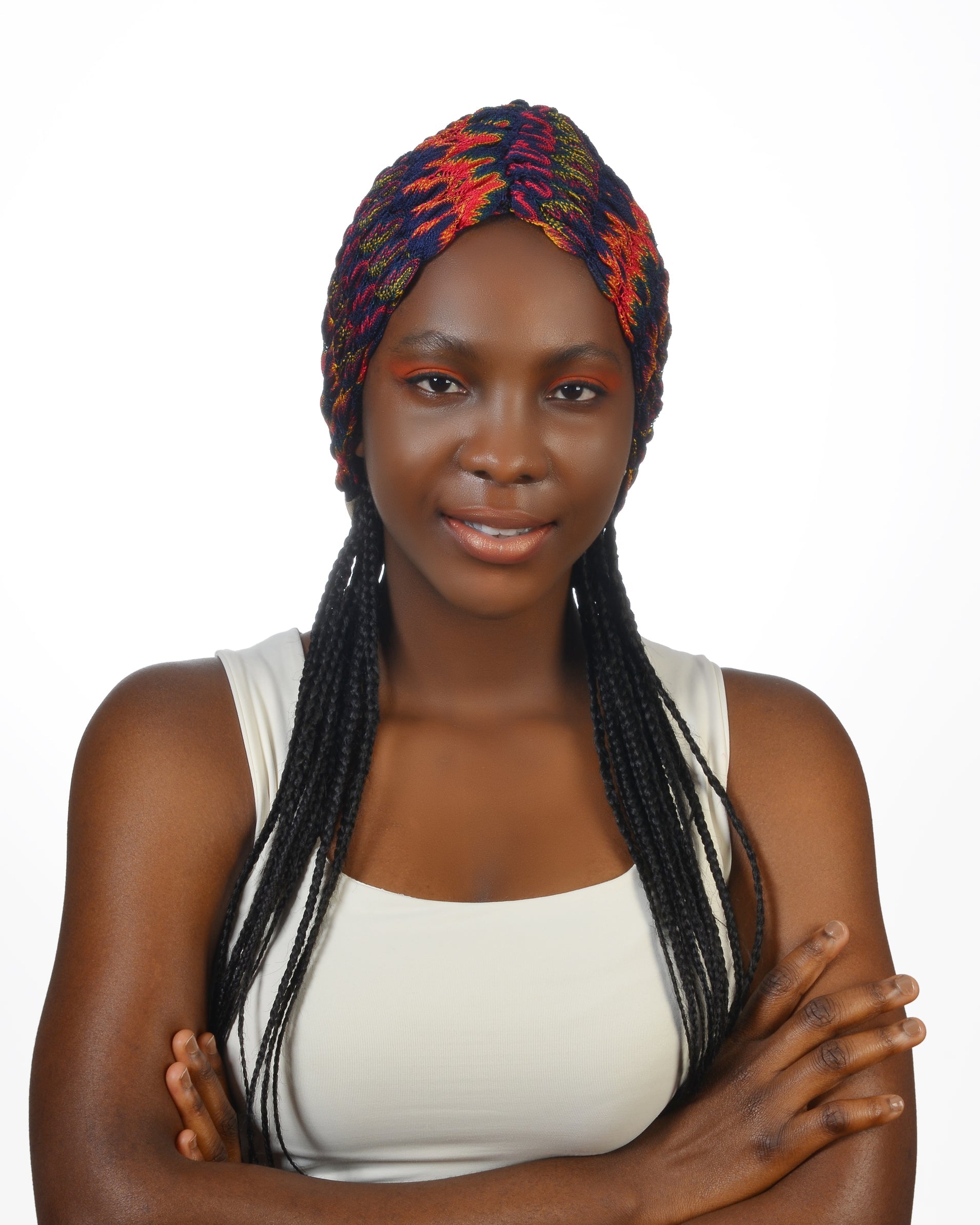 Bitter Curly Büzgülü Bone - Esnek Triko Kumaş - Çok Renkli - BitterColors