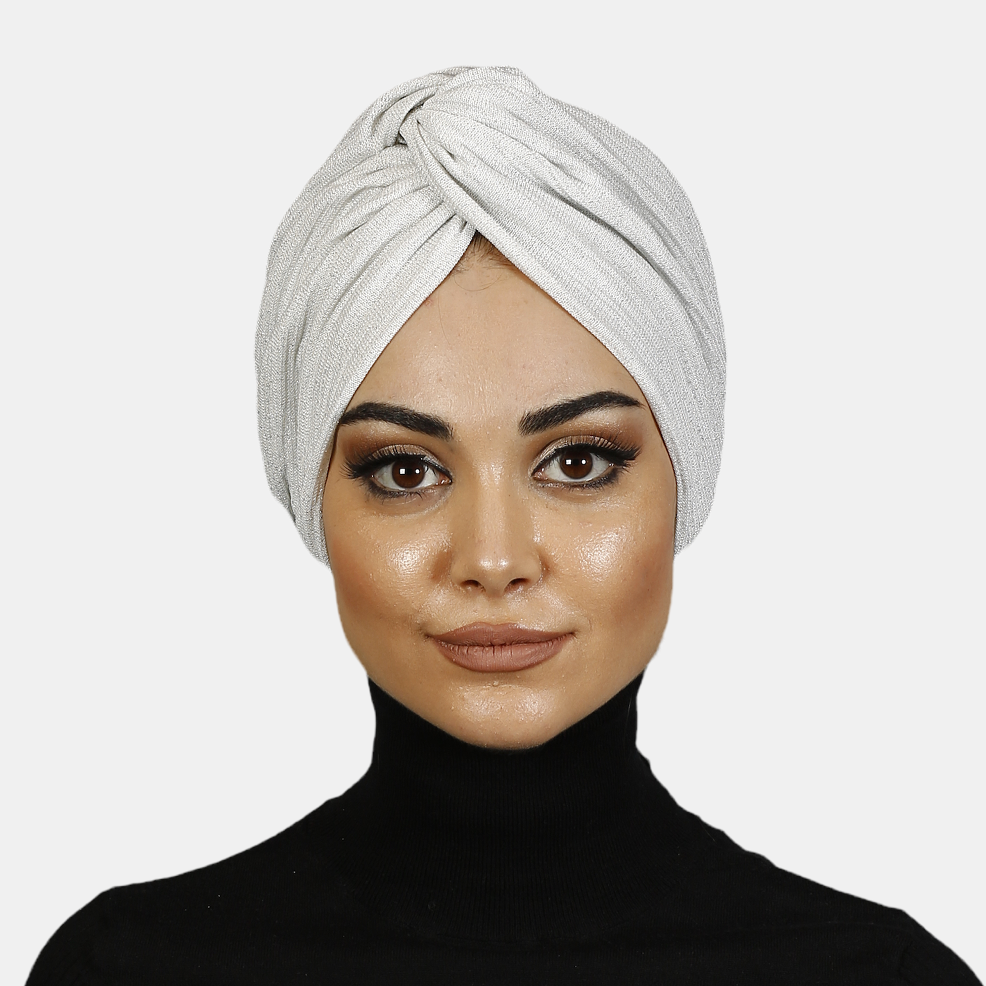 Snowflake Bone - Esnek Triko Kumaş - Çift Taraflı - Açık Gri Renk - BitterColors