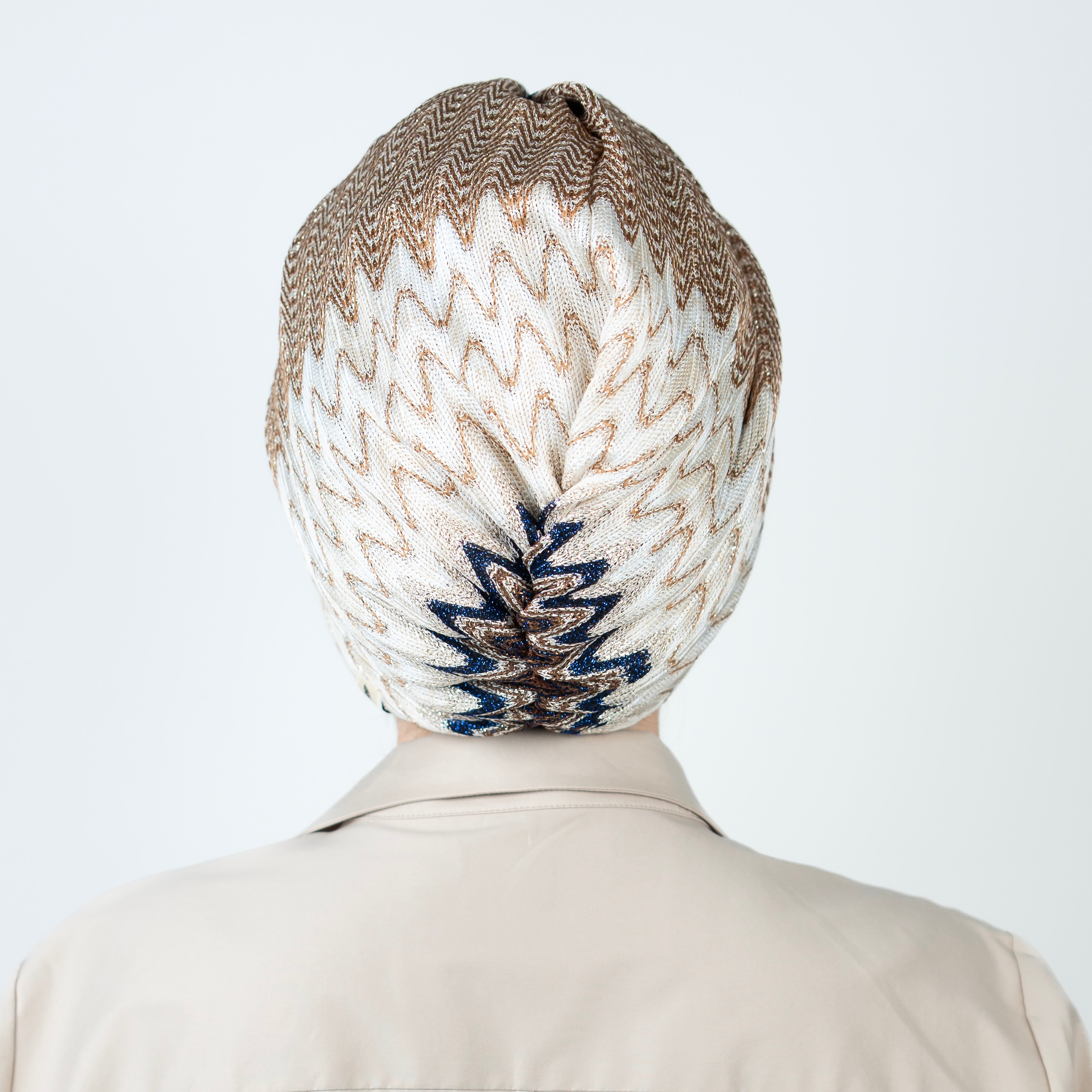 Bitter Zigzag Navy Brown