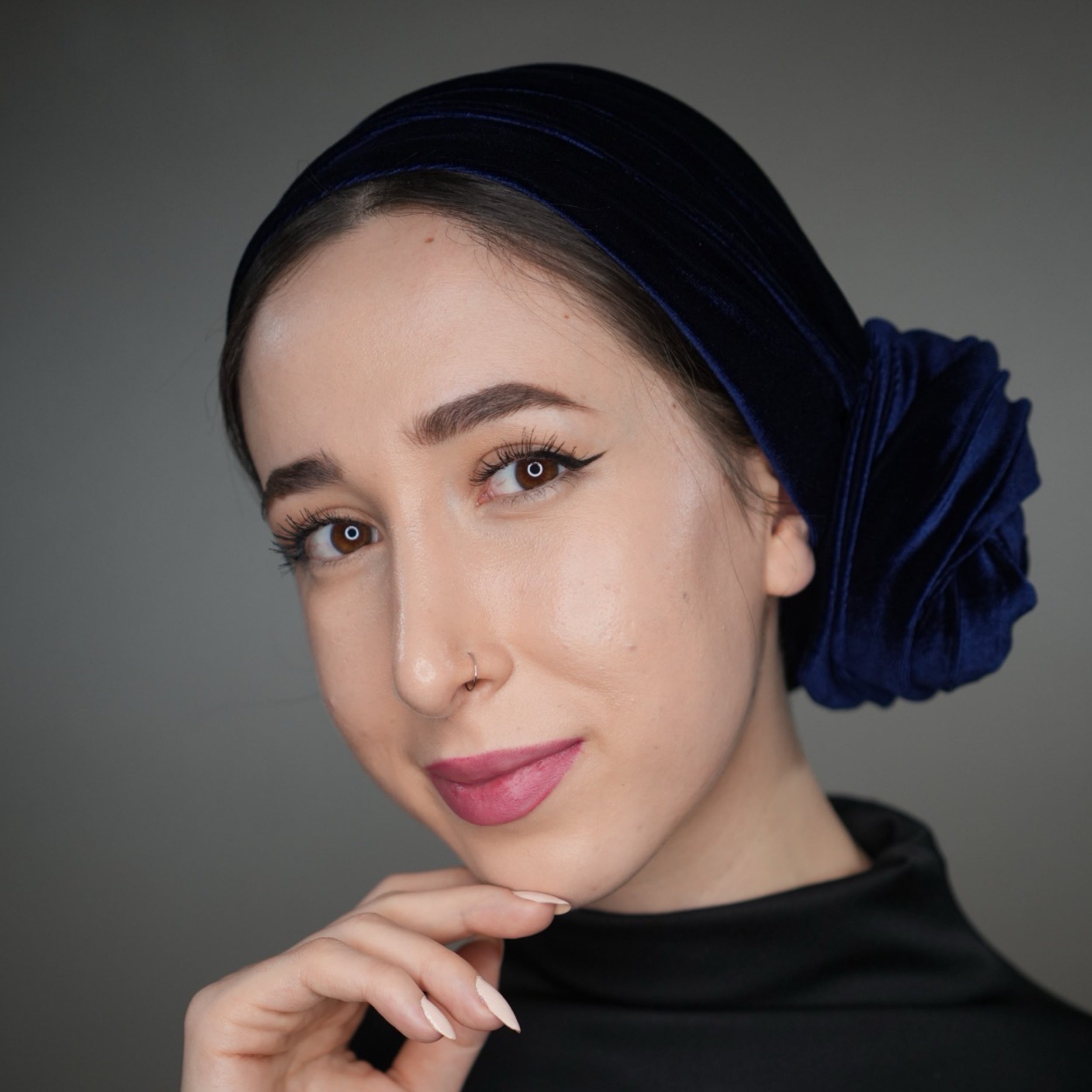 Dubai Kadife Bone / Dubai Velvet Turban