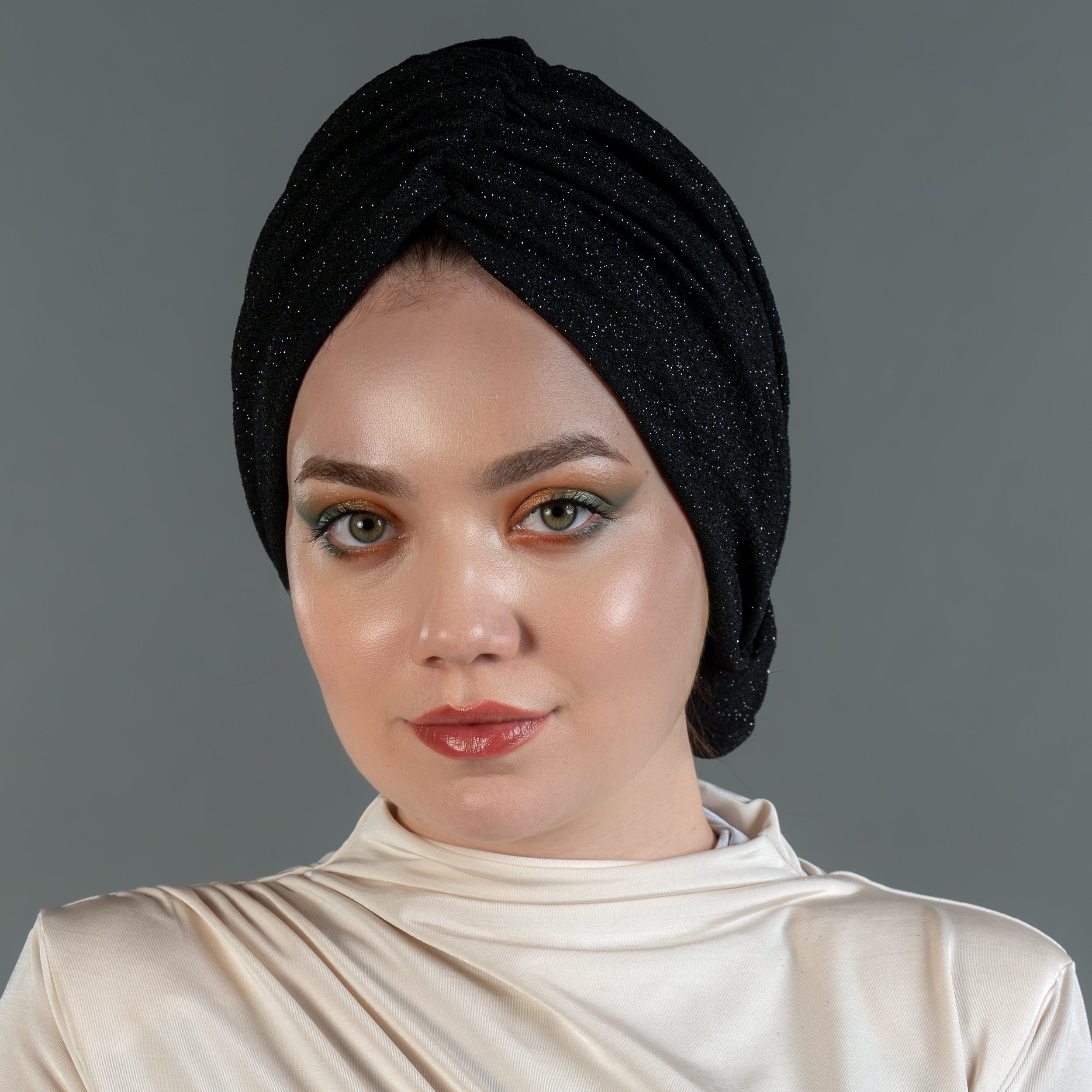 Beyrut Simli Bone - Penye Astarlı - Kullanıma Hazır Bone - Siyah Renkli - BitterColors