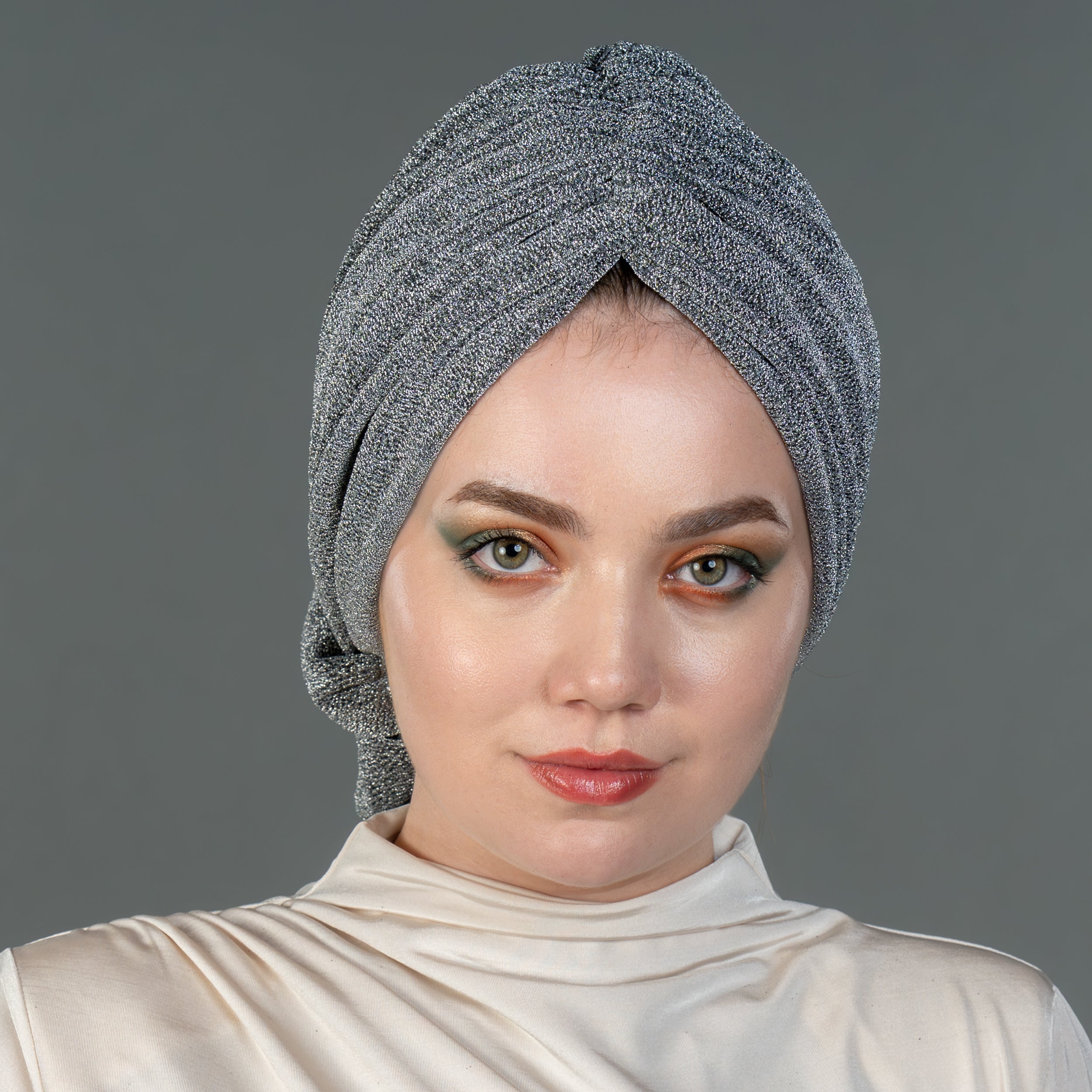 Beyrut Simli Bone - Penye Astarlı - Kullanıma Hazır Bone - Gri Renkli - BitterColors