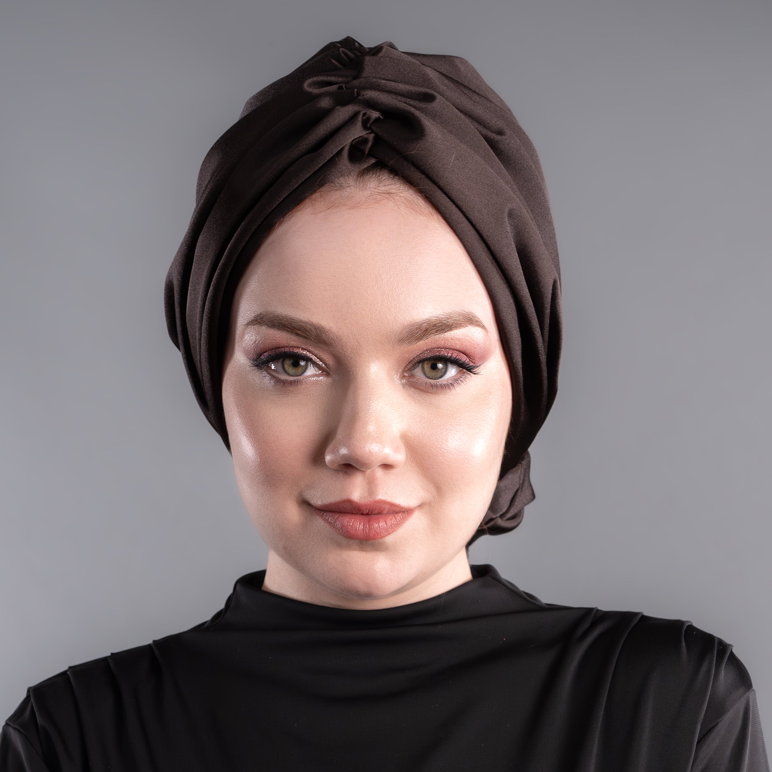 Beyrut Saten Bone - Acı Kahve - Penye Astarlı - Bitter Colors