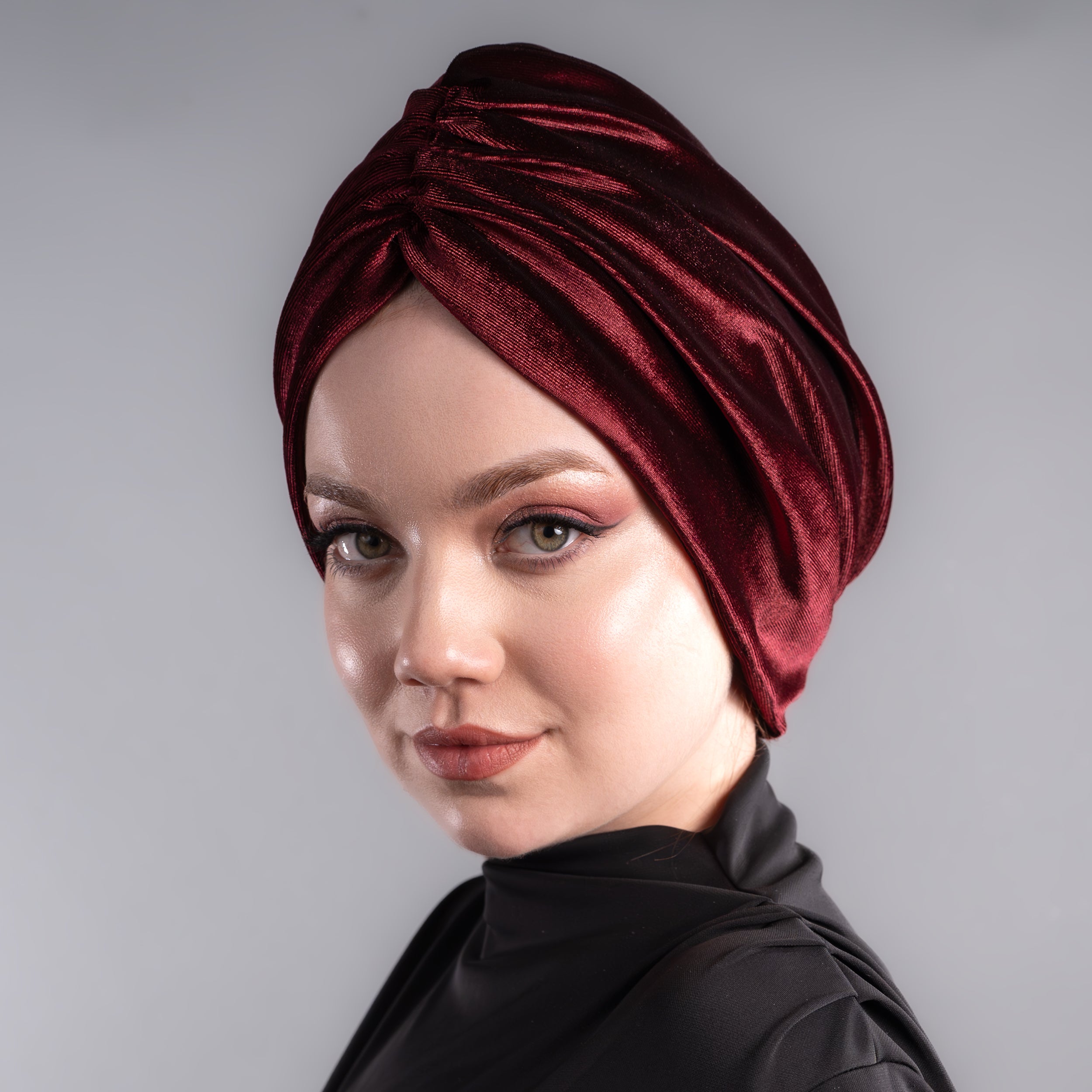 Bitter Bordo Kadife Bone - Esnek Kadife Kumaş - Bordo Renkli - Bitter Colors