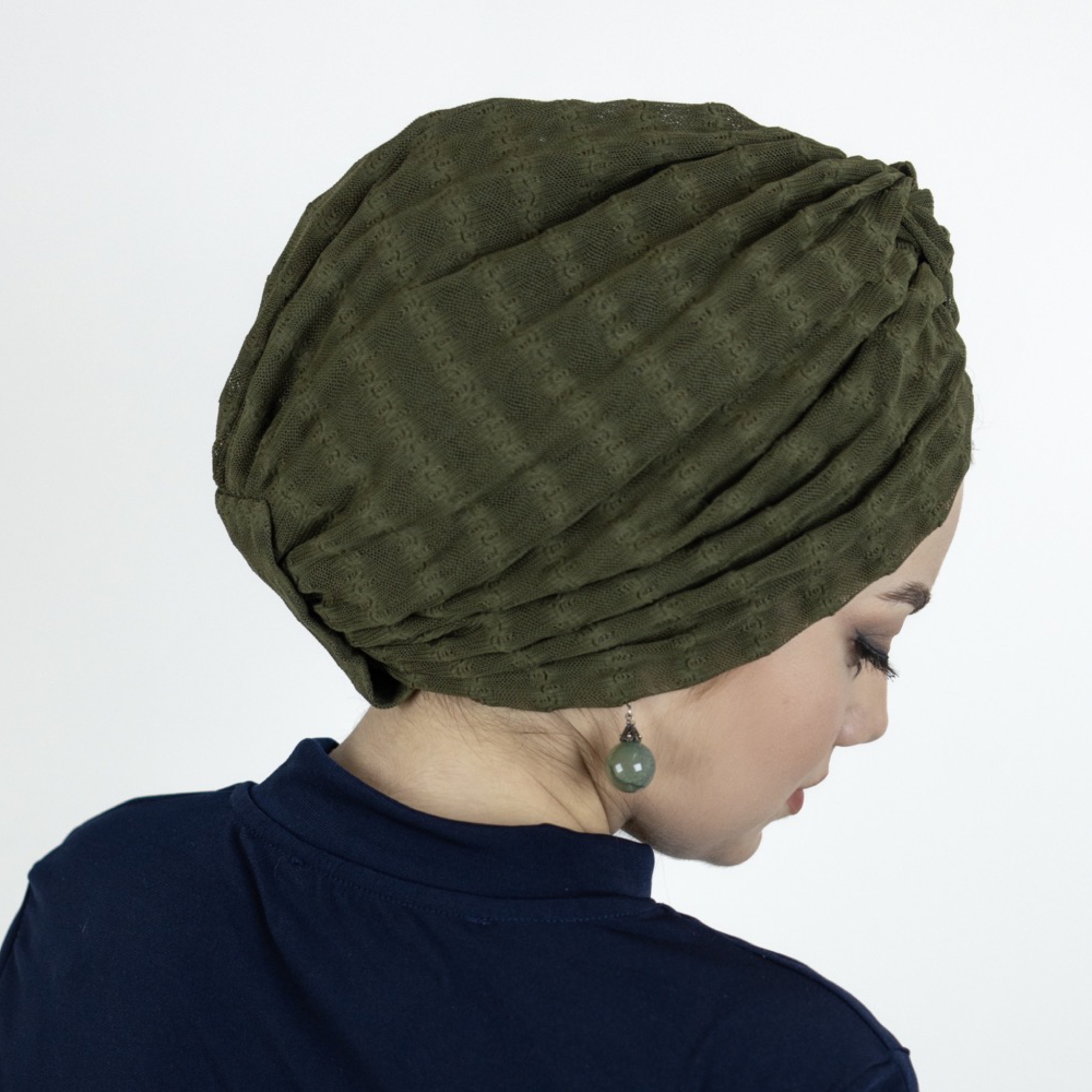 Twisted Betulle Yeşil Bone