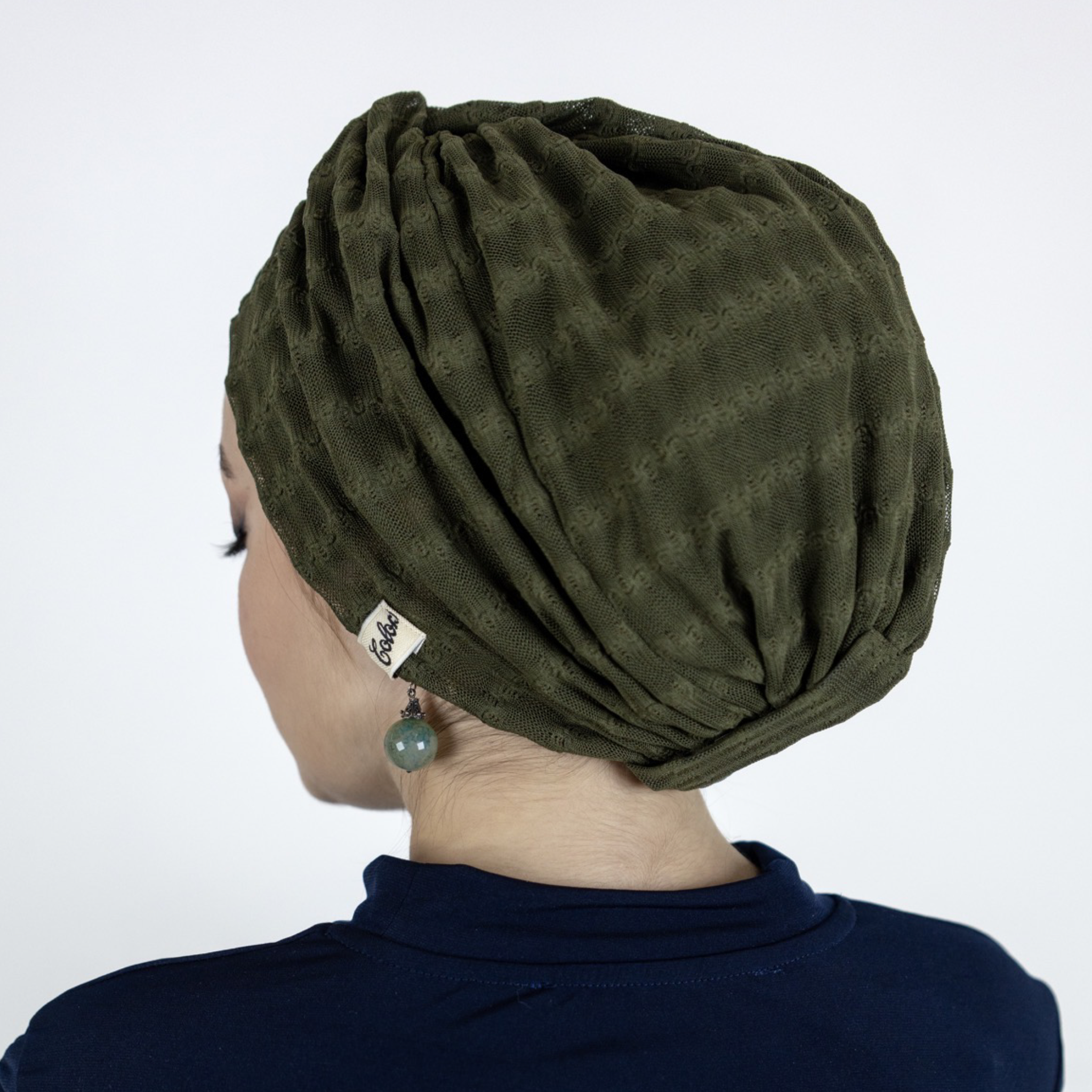 Twisted Betulle Yeşil Bone