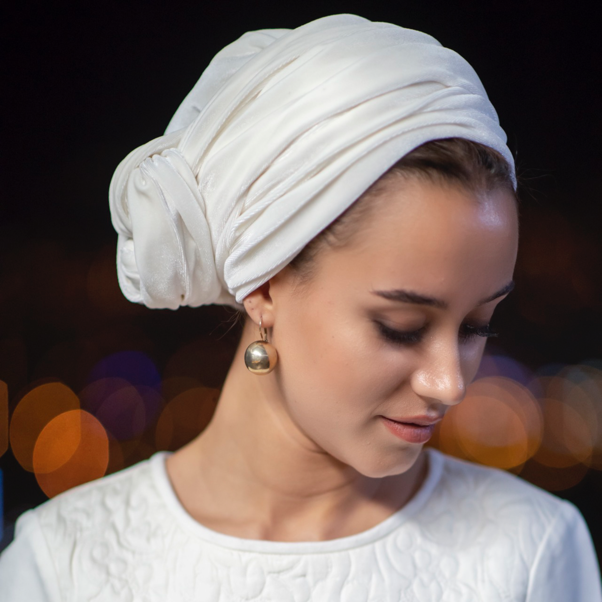 Dubai Kadife Bone / Dubai Velvet Turban