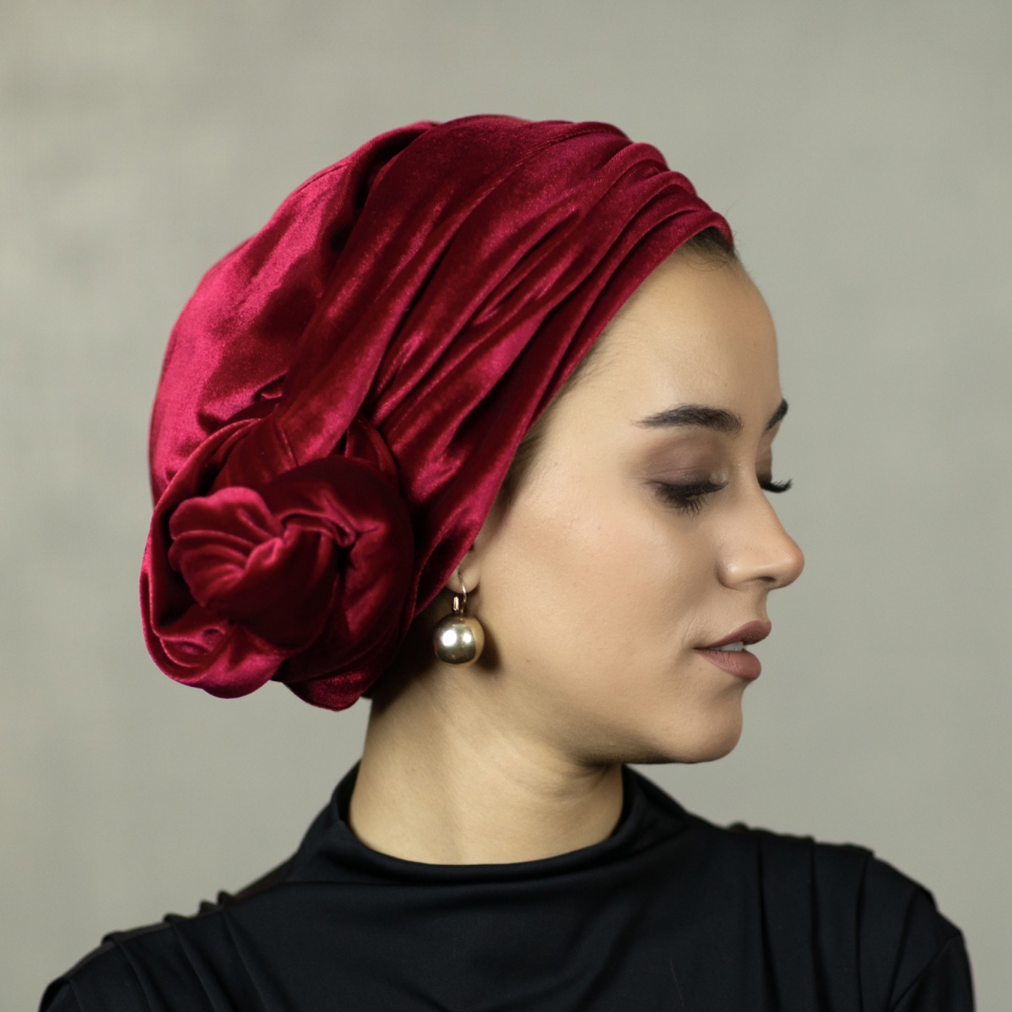 Dubai Kadife Bone / Dubai Velvet Turban