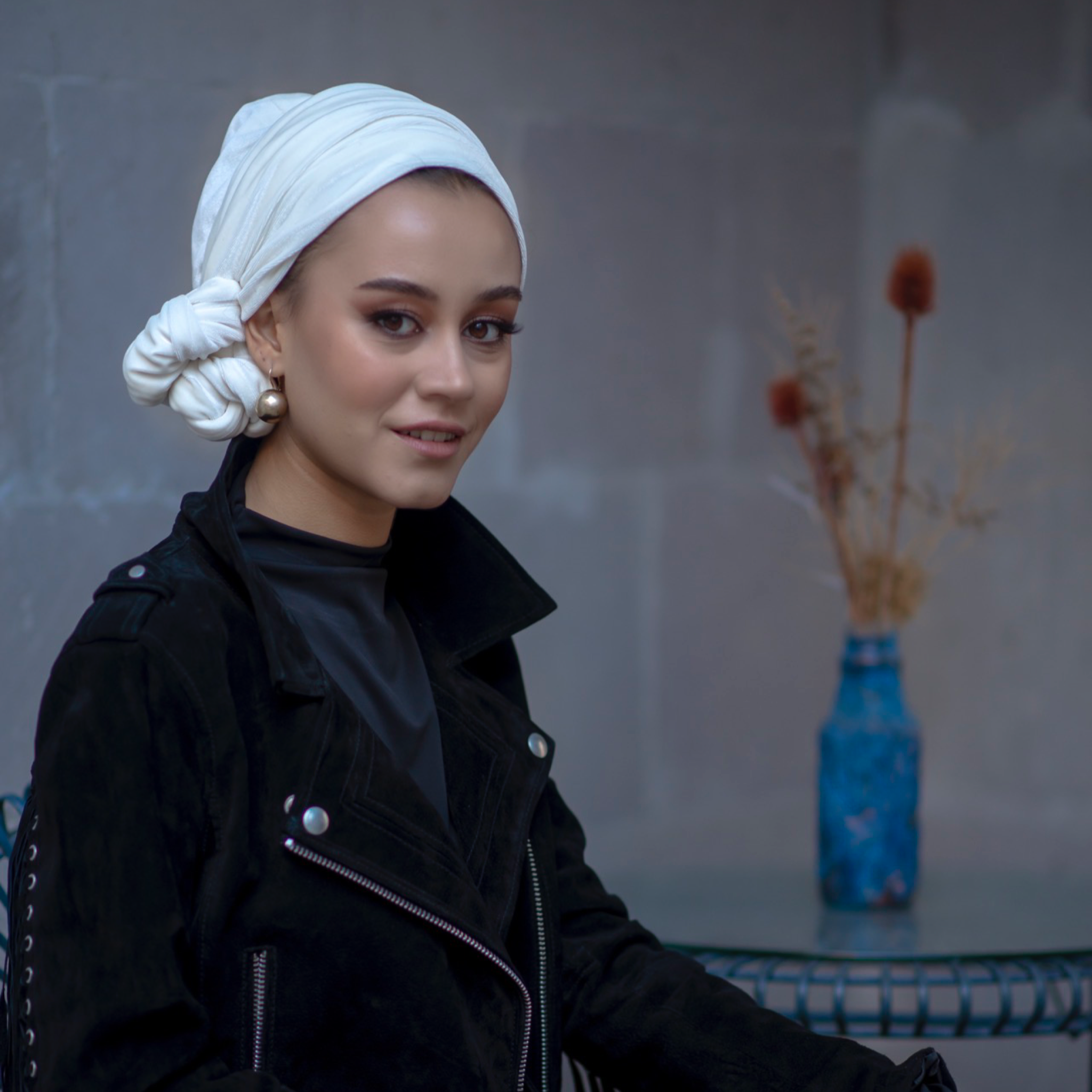 Dubai Kadife Bone / Dubai Velvet Turban