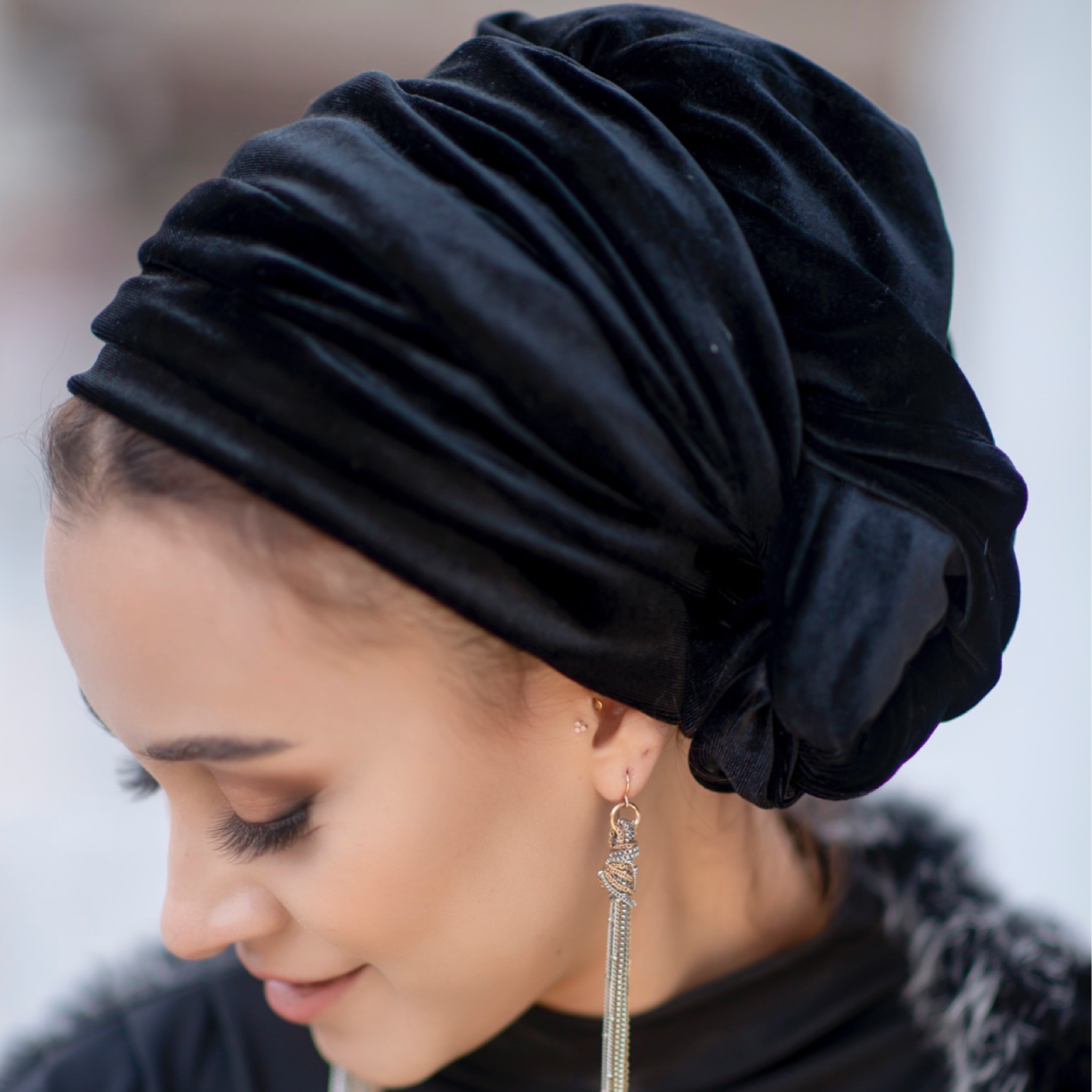 Dubai Kadife Bone / Dubai Velvet Turban
