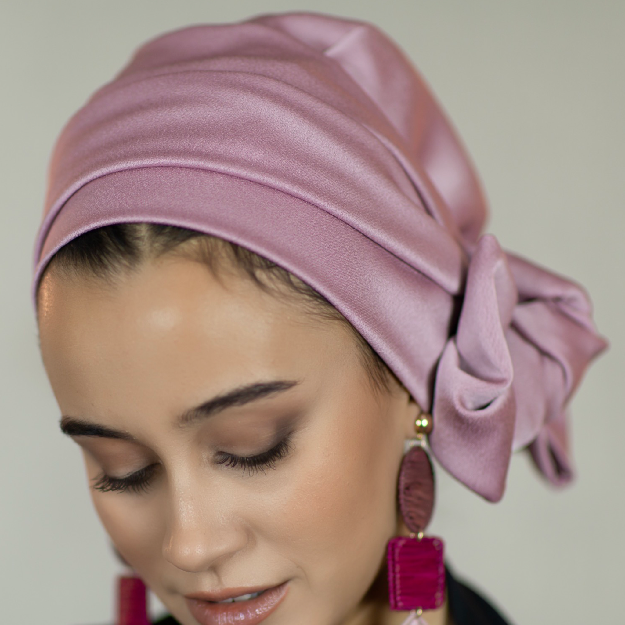Dubai, Krep Saten Bone, Dubai Crepe Sateen Turban