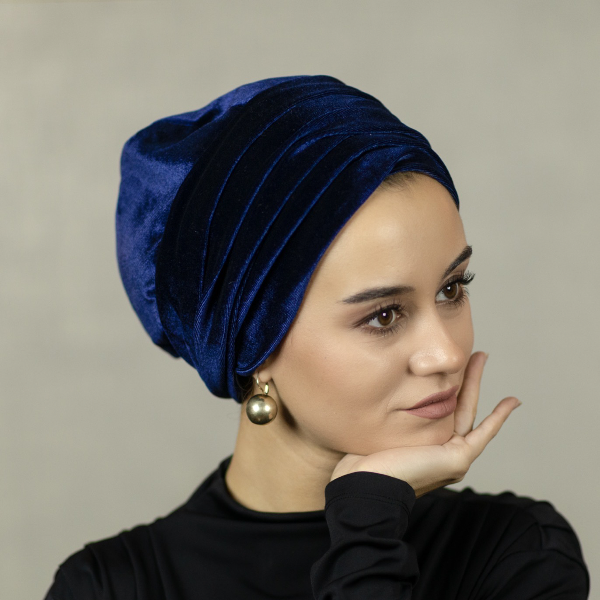 Dubai Kadife Bone / Dubai Velvet Turban