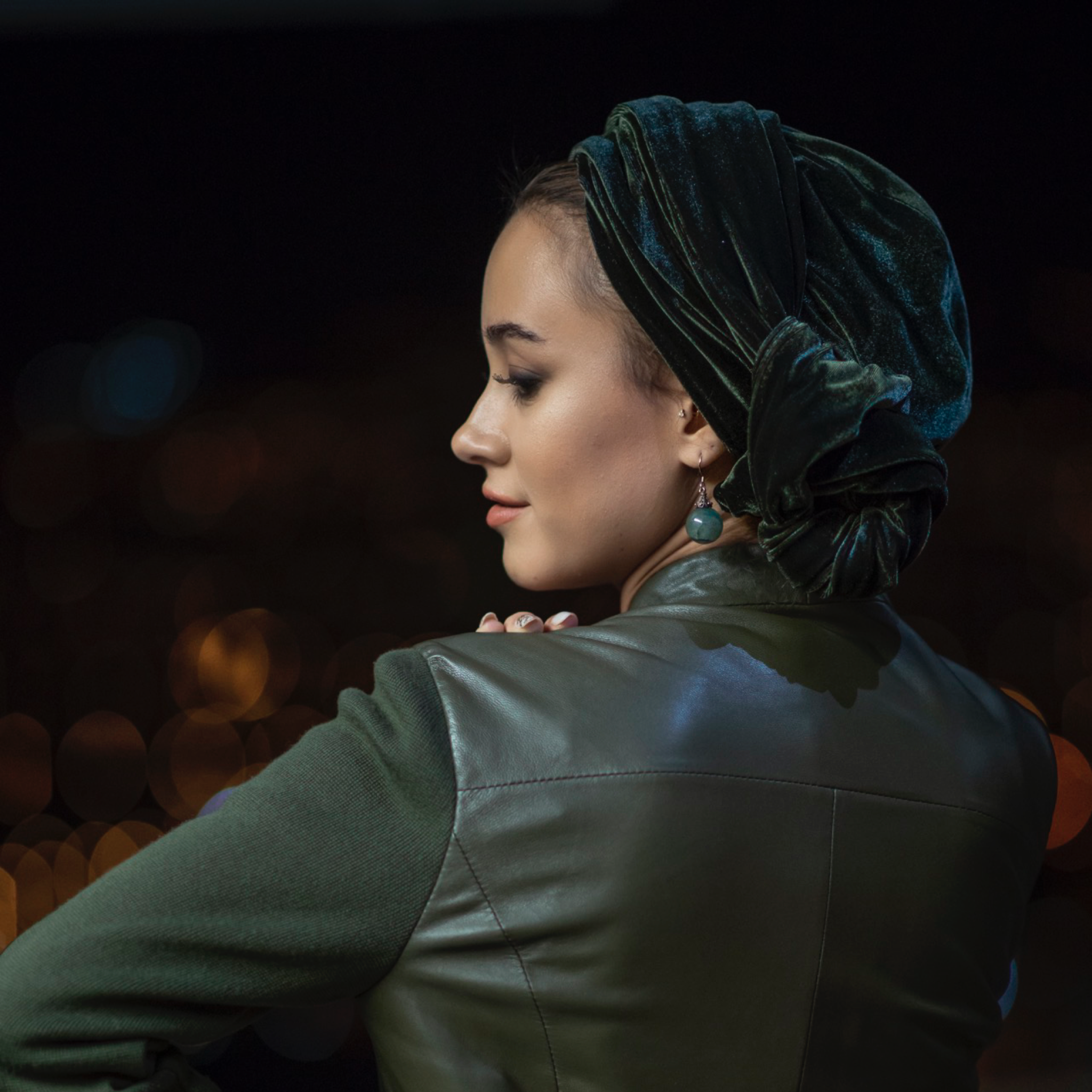 Dubai Kadife Bone / Dubai Velvet Turban