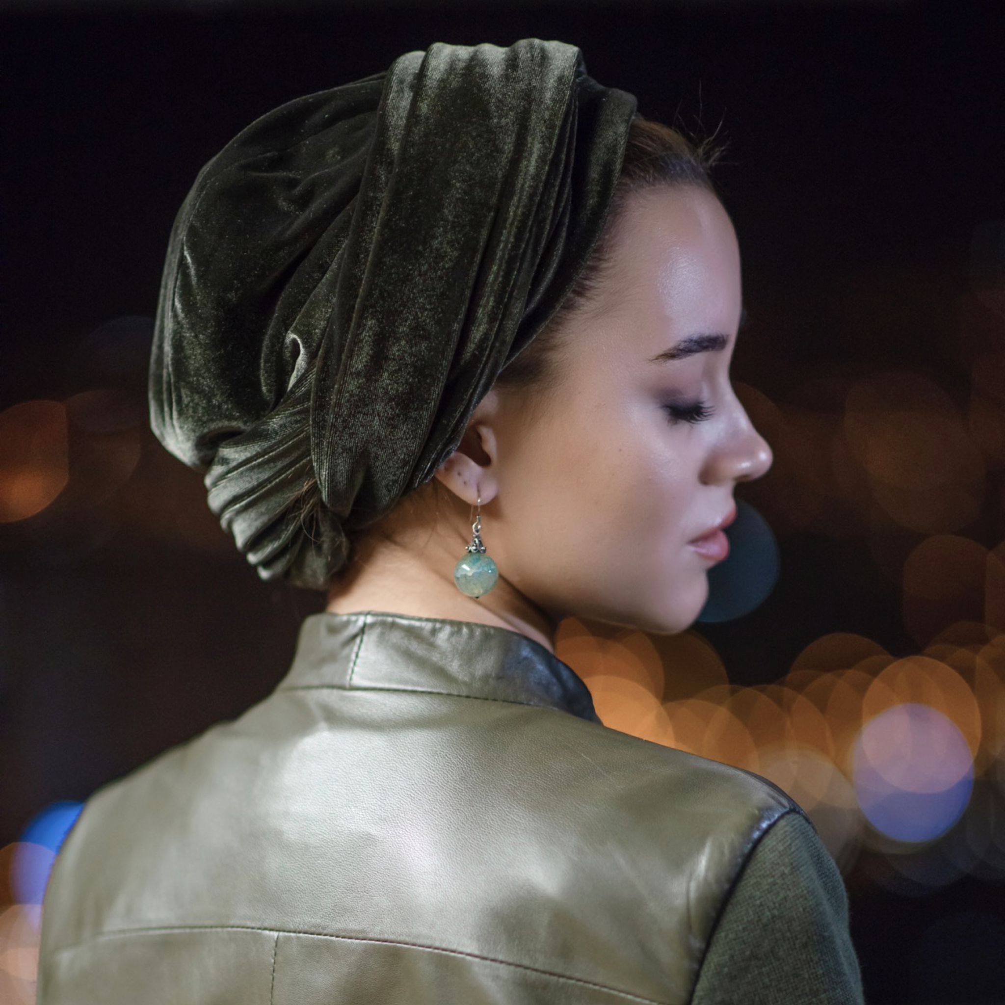Dubai Kadife Bone / Dubai Velvet Turban